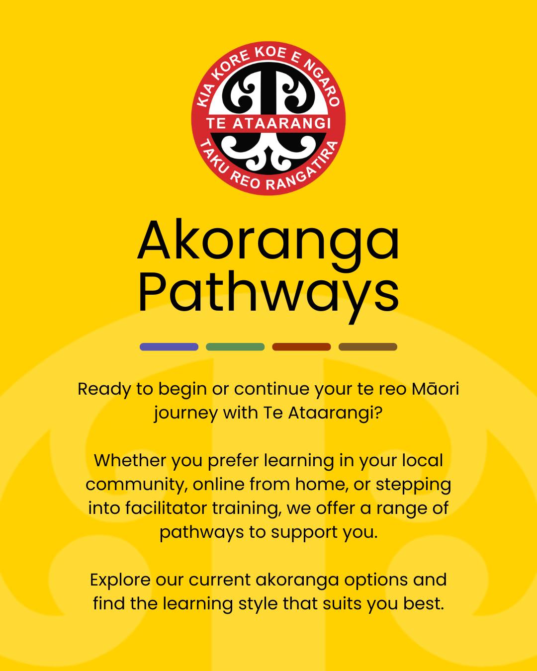 However you choose to learn, there is a Te Ataarangi pathway for you. 🌿
From in-person community classes across the motu, to our global online programme Te Huanui, specialised pathways for kaiako through Te Kura Raunui, and facilitator training via Te Arawhakangungu, our courses are designed to meet you where you are on your reo journey.
Whether you’re just starting out or ready to deepen your commitment, we’re here to support your growth in te reo Māori.
🔗 Find out more and explore the pathway that suits you via the link in our bio.
#teataarangi #tereomāori #kōreromāori #kurahāpori #tehuanui #tekuraraunui #tearawhakangungu #whakarauorareo #akorangapathways