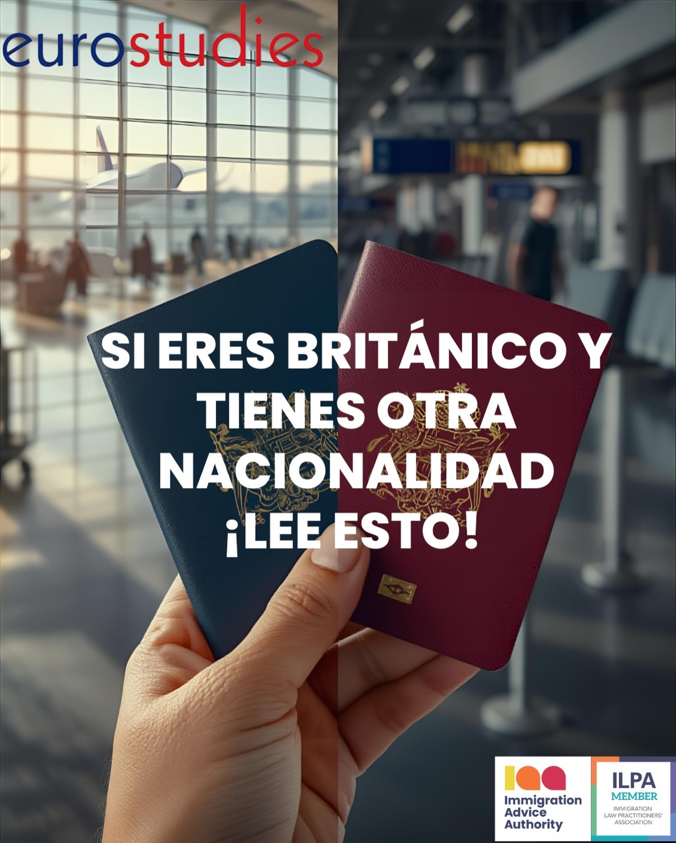 📢 ¡AVISO IMPORTANTE PARA BRITÁNICOS CON OTRA NACIONALIDAD! 📢
¿Tienes el pasaporte británico pero sueles viajar con tu otro pasaporte (español, europeo o americano)? ¡Atención! Las reglas para entrar al Reino Unido acaban de cambiar. 🇬🇧✈️
A partir del 25 de febrero de 2026, ya no será posible entrar al Reino Unido utilizando únicamente tu pasaporte no-británico.
Lo que necesitas para que no te denieguen el embarque:
✅ Pasaporte Británico o Irlandés: Es obligatorio presentarlo para subir al avión, tren o ferry.
✅ Certificado de Derecho (Certificate of Entitlement): Solo si no tienes pasaporte británico, este sello debe estar en tu pasaporte extranjero.
❌ ¡Cuidado con la ETA!: Como ciudadano británico, NO puedes solicitar la nueva Autorización Electrónica de Viaje (ETA). Si intentas viajar solo con la ETA en tu otro pasaporte, podrías quedarte en tierra.
¿Por qué este cambio?
El Reino Unido está digitalizando sus fronteras. Las aerolíneas ahora están obligadas a confirmar que tienes derecho legal de entrada antes de permitirte viajar, y el sistema solo reconocerá tu ciudadanía a través de tu documento británico.
⏳ No esperes al último minuto. Si tu pasaporte del Reino Unido ha caducado o nunca lo has solicitado, inicia el trámite ahora para evitar problemas en tus próximos viajes.
¿Conocías este cambio? Déjanos tus dudas en los comentarios o envíanos un DM si necesitas asesoría con tus trámites en UK. 📩
#Eurostudies #UniapplyUK #DobleNacionalidad #CiudadaniaBritanica #PasaporteBritanico UKBorder NoticiasUK VivirEnUK EstudiarEnUK