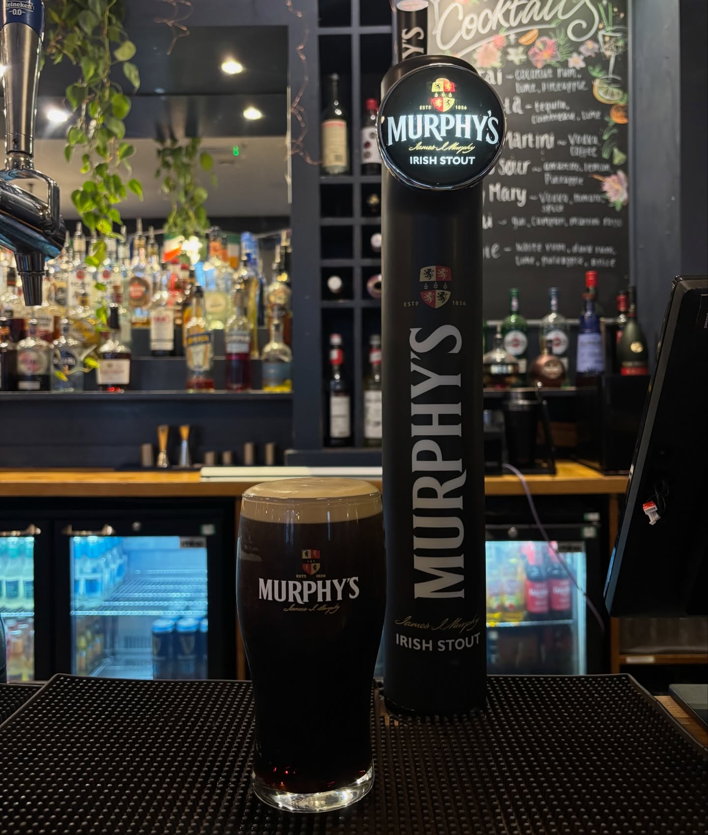 New on the bar ❗️Murphy’s Irish stout 🍀on happy hour 4-6pm Monday-Friday for £4.30!
