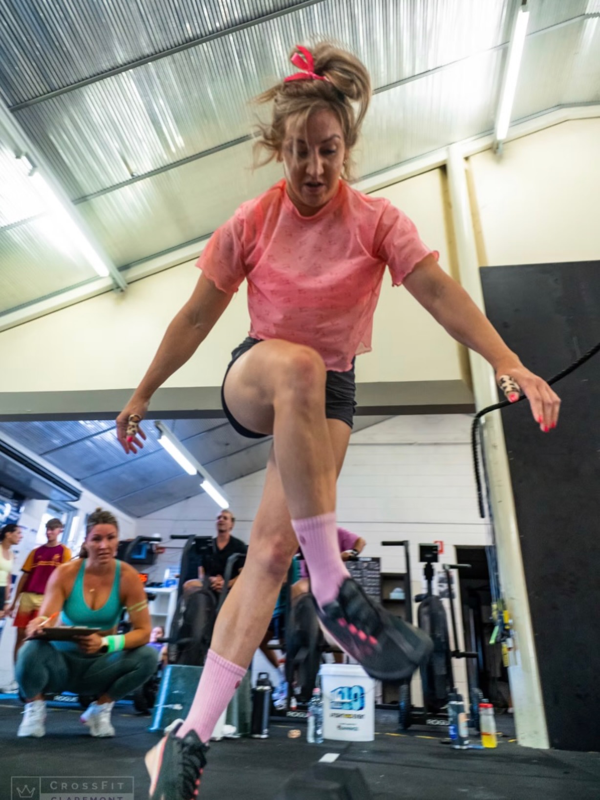 Congrats to our member of the Month Michelle!!
When, how and why did you get started with us? I began in March 2022, 10 weeks after giving birth to my third baby. I started as I was looking to rebuild overall strength and fitness postpartum in a varied and functional way that allowed me to fit a fun and really full session of training into an hour of my day.
What would be your dream workout? Favourite WOD would definitely be Heavy Diane.
What workout would you want to avoid? Anything that requires running over 400m multiple times 😂😂
Favourite Crossfit Athlete? Loved watching Brooke Wells excel consistently at the highest level since her first games in 2015, absolutely loved watching her back then & was amazing to see her maintain that elite level all through her career in the sport.
What’s the best thing you own that costs under $100? Love my unicorn deadlift socks, but I have multiple pairs, as they are the only socks I like to deadlift in 🙂
Biggest fashion mistake you’ve ever made?
The biggest fashion mistake I’ve ever made was accidentally coming out to a family Mother’s Day lunch in what I was sure were dressy black tights with high boots, but they were in fact only footless stockings as my mother quickly brought to my attention while handing me her cardigan to wrap around my waist!🤦♀️🤦♀️
Favourite quote? “There’s many a slip twixt the cup and the lip” .
What’s your fav 90s jam? Enter Sandman.
What was the last thing you watched on TV? Landman.
The funniest thing that happened to you recently? No exceptionally funny experiences, I like to live a simple life, but there was that one time my husband Alex was a pallbearer at a family member’s funeral, his phone fell out of his jacket pocket into the grave & he jumped in to get it & climbed out quicker than I have ever seen anyone move in my life! Thankfully people took it very well and everyone laughed about it a lot at the wake afterwards.
Most used emoji? 🙏🙏🙏🙏
If you could have another CrossFit Claremont members attribute, what would it be?
Jess Hendriks’s super pretty snatch 🙌 🙌