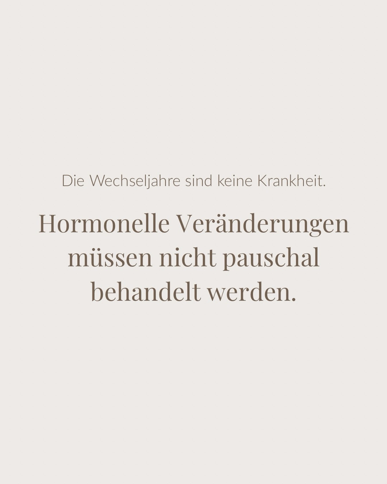 Die Wechseljahre sind ein natürlicher Übergang – wie auch die Pubertät.
Veränderung bedeutet nicht automatisch Behandlung.
Sondern Verständnis. Wenn der Körper jedoch überfordert ist und Symptome zeigt, soll er Unterstützung bekommen.
#wechseljahre #menopause #frauenwissen #hormone #hinwil