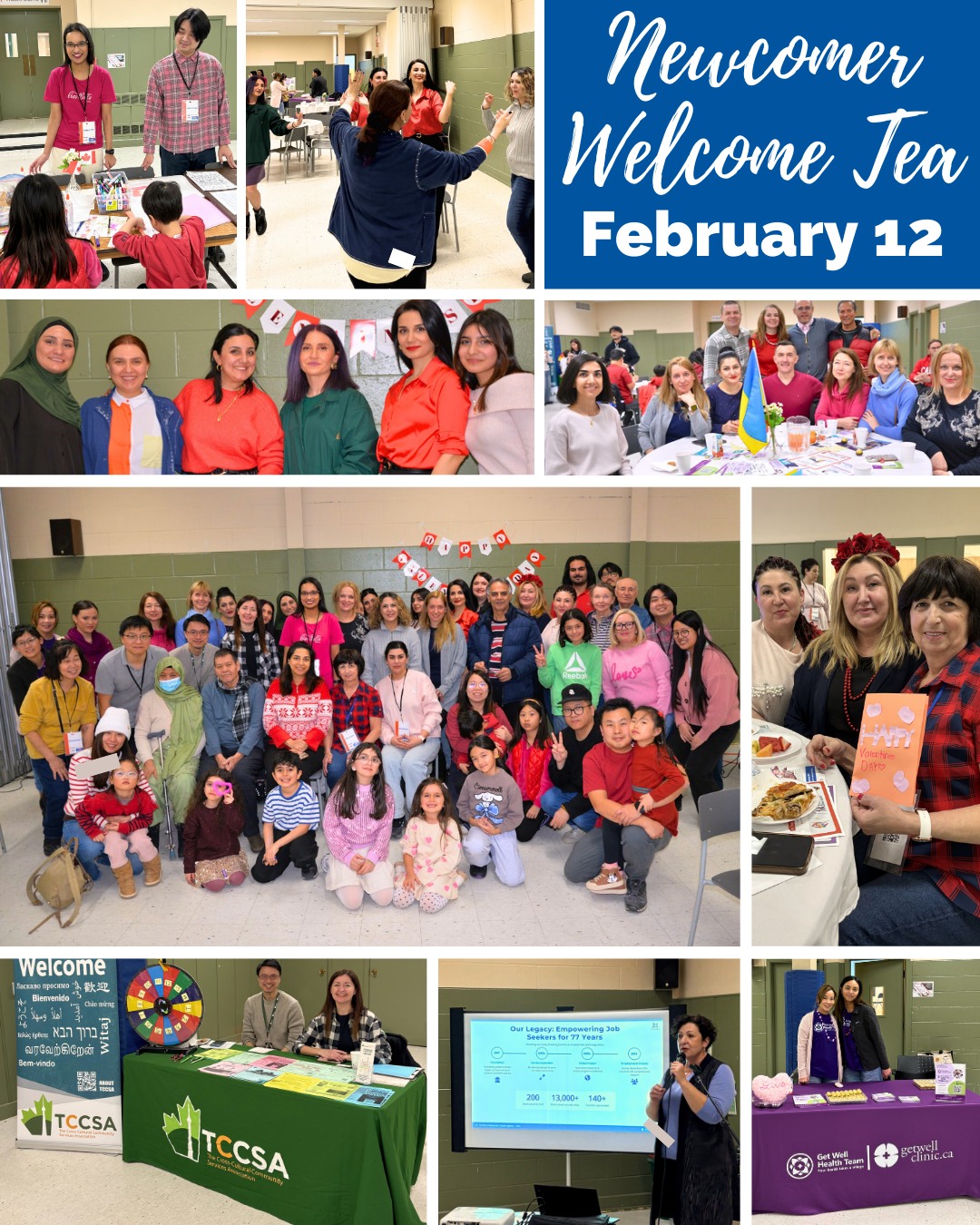 On this #ThankfulThursday we’re grateful for everyone who came together for our first Newcomer Welcome Tea of 2026! Last Thursday nearly 100 neighbours came together ahead Valentine’s Day to Family Day to build community. Newcomers from around the world and of all ages were able to connect with welcoming neighbours, break bread together, make valentines, learn about new resources and even dance a little!
We welcomed @tccsa.ontario , @jvs.toronto and @getwellhealthteam to share about their programs and resources.
This event is all about providing relational and practical care to newcomers by providing a fun time to get to know the community while also leaving with helpful information to make their adjustment to a new home easier.
We’re grateful to @springgardenchurch for providing the space and for all the volunteers who helped make the event come together! Stay tuned for our next welcome tea in April!
#WeLoveWillowdale #NeighboursHelpingNeighbours #Community #NorthYork #Newcomers #Willowdale #NewcomerEvents #NewCanadian