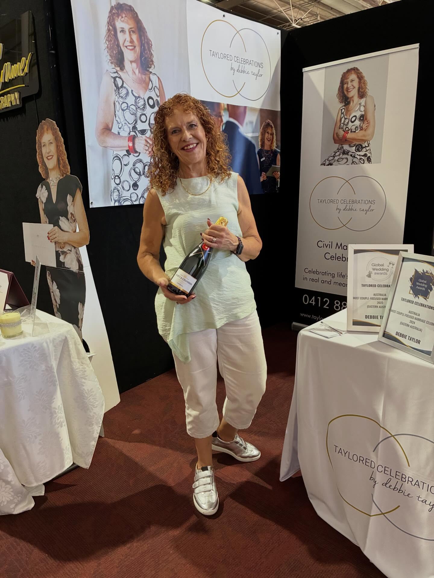 All set up and ready for tomorrow’s Wedding Expo. @yourlocalweddingguide If you are planning your wedding … it’s the place to be!
One lucky person who calls past and leave’s their details will win a bottle of Moet 🍾 because life is worth celebrating and love is worth celebrating with bubbles!🥂
There’s a great group of wedding vendors who want to help make your wedding day amazing 💕
Tomorrow- Sunday 22 Feb
10-3
National Convention Centre
See you there! You can’t miss me - I’m just as you walk in the doors
#tayloredcelebrations #canberraweddings #canberraweddingcelebrant #canberramarriagecelebrant #canberracelebrant