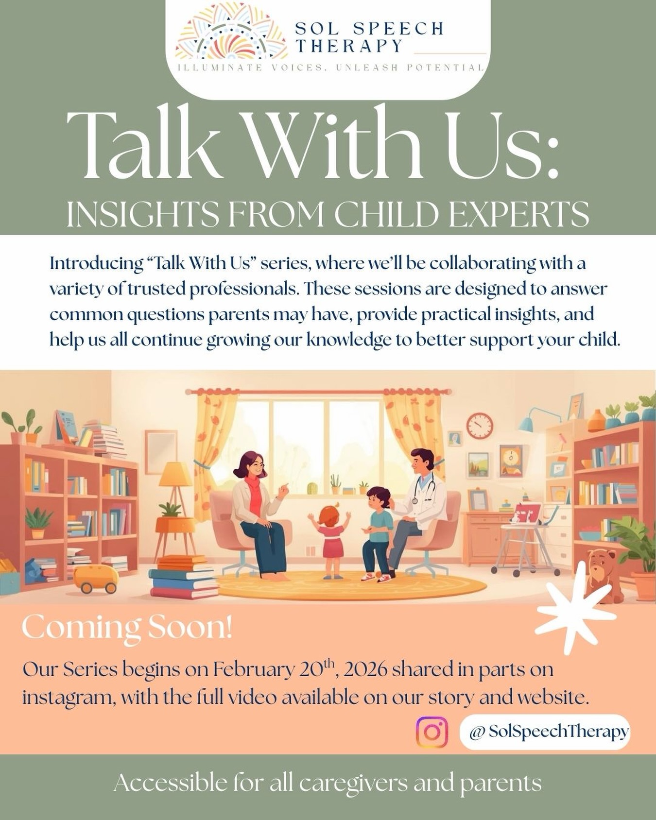 Introducing Talk With Us🎤✨
A live series of informative speech sessions where we break things down, answer your questions, and talk about what actually matters. Join us!
#BergenCounty #RidfiefieldParkNJ
#Speechtherapist #slpeducation
#SpeechTips