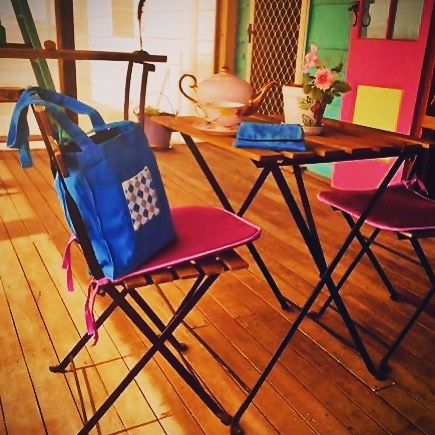 Tea with Tote... Exclusively yours online today from Elegant Emu Free Shipping & 🎁#CFFT #cristinaforfairtrade #elegantemu #adavale #quilpieshire #fairtradefashion #fairtradefashionista #ethicalbrand #erhicalfashion #ethicalstyle #bluebag #tote #fairtrade #handmade #onlineshopping #giftsformum #slowfashion #slowfashionmovement #ethicaldesigner #consciousliving #consciousshopping #fairtradebags #trendybags #fashiontotes #designerbags #SayItFair