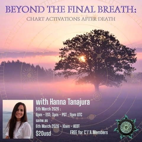 In my 8 years of daily devotion to the language of the sky, there have been countless moments where I simply pause and think… wow 😮
One of the most fascinating realizations along this journey is this: a birth chart does not turn off after death.
The natal chart is a living imprint, a cosmic photograph of the first breath, and it continues to be activated through transits, progressions, and collective cycles long after someone leaves the physical plane.
The sky keeps speaking through legacy, memory, recognition and cultural impact.
It is a great joy and honor to be joining the C.I.A, the Cosmic Intelligence Agency, to share this very special talk on March 5th, where we’ll explore powerful real-life examples of charts that continue to “speak” across time, artists, visionaries, and influential figures whose astrological signatures were activated posthumously.
If this sparks your curiosity, come explore this mysterious dimension of astrology with me ✨ Link in bio!
#astrology #astrologypost #astrologysigns #astrologyposts #astrologyreadings #astrology101 #astrologyanswers #astrologydaily #astrologyinsights #astrologyreport #astrologyforthesoul #astrologytoday #astrology2026 #evolutionaryastrology