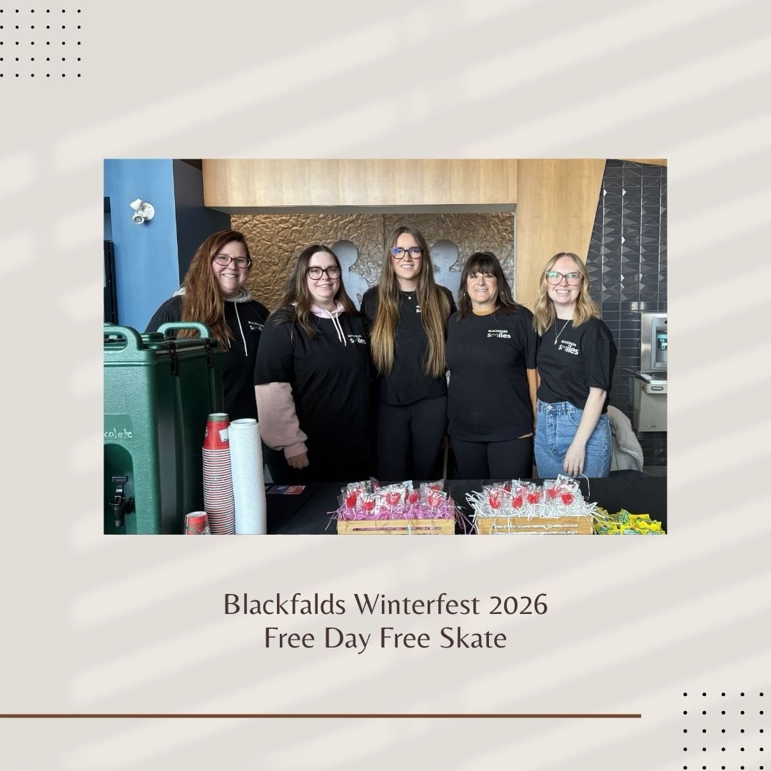 Family Day Free Skate = SUCCESS! โธ๏ธโจ
Thank you to everyone who stopped by the Blackfalds Smiles table for snacks and prizes! We loved seeing and celebrating our community!
Special shoutout to @blackfaldsstarbucks for the delicious drinks โ๐
See you all next year! ๐