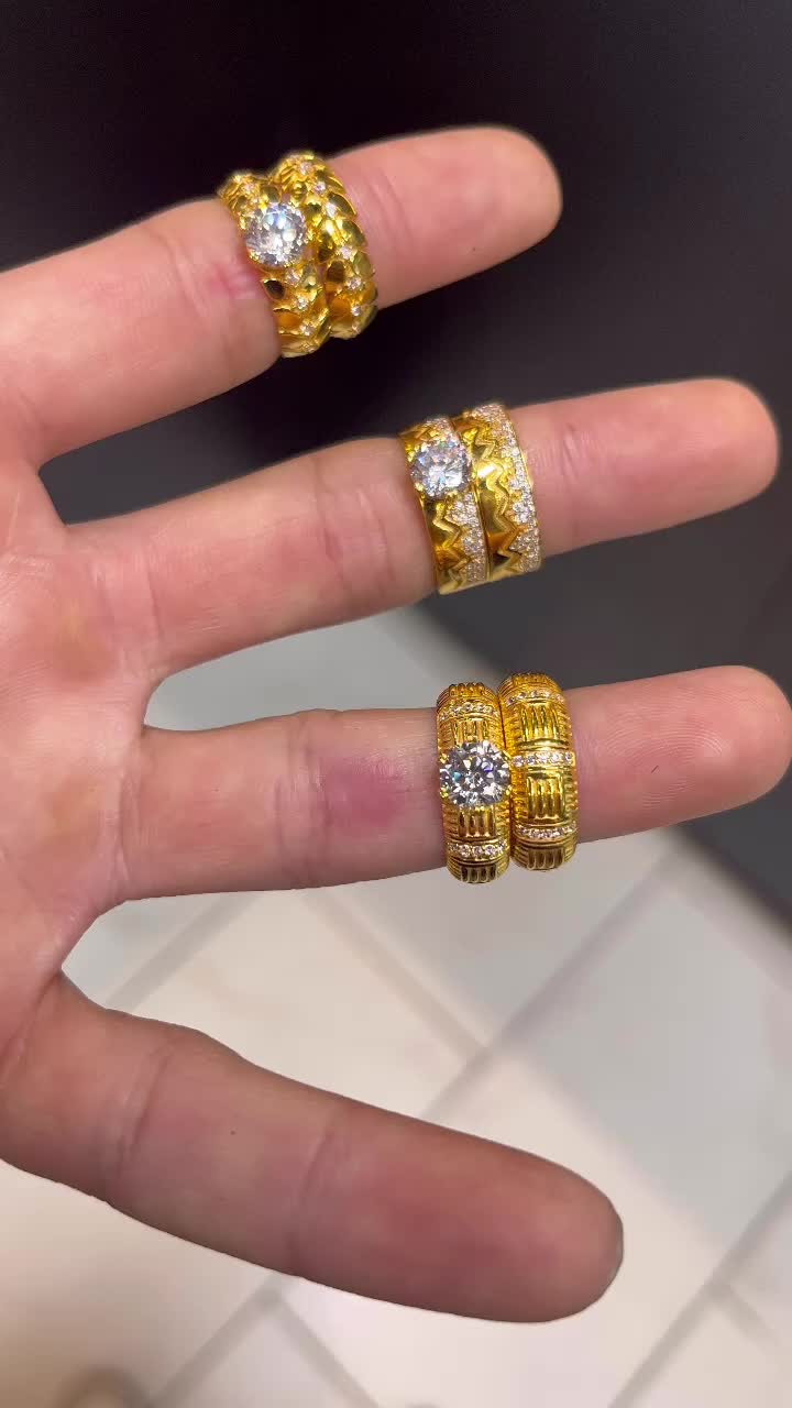 21 k twin #engagementring #giftsforher #gifts #gold #rings #اريزونا #arabicjewelry #middleeasternjewelry #arabicgold #مجوهرات #21ktgold #ذهب engagement rings
