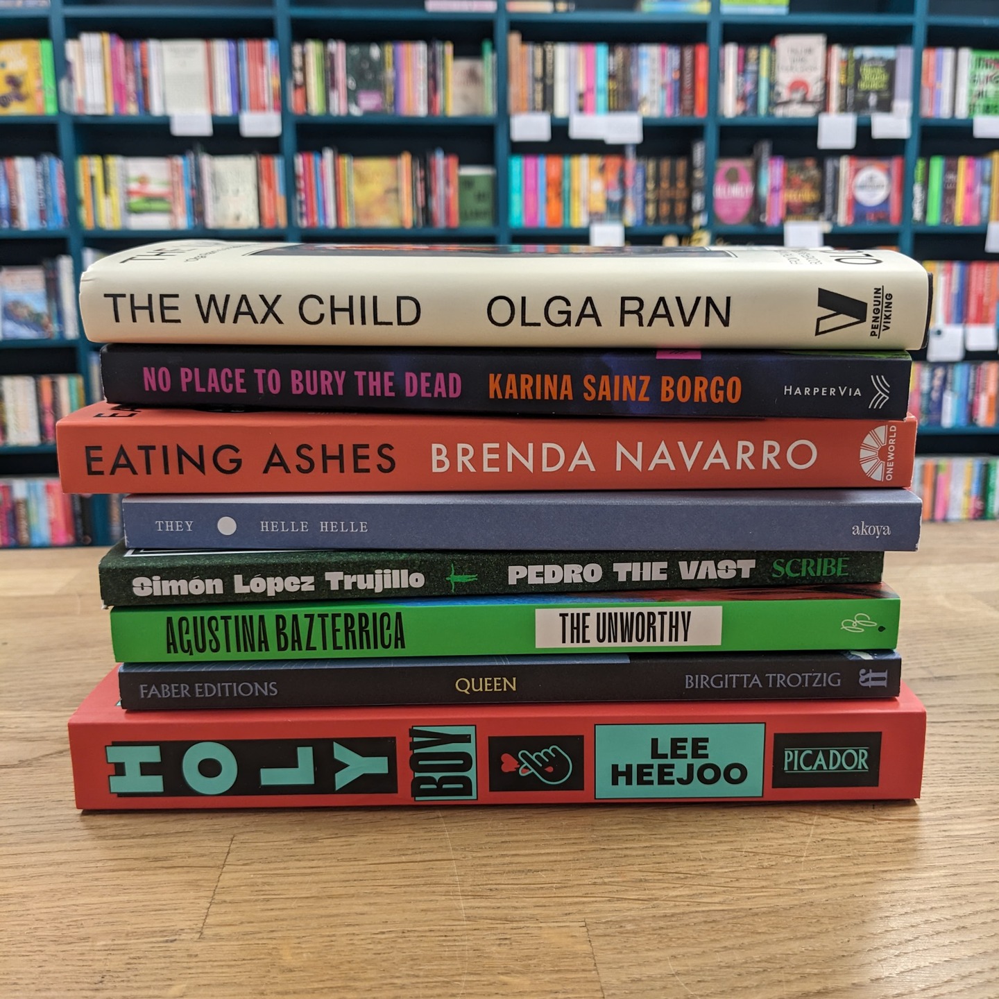 One of our shop favourites of last year, The Wax Child by Olga Ravn, has been nominated for the International Booker Prize! To celebrate, here's a stack of other exciting new translated fiction we're buzzing about.
#fiction #translatedfiction #newfiction #indiebookshop #bristol #bristolbookshop #bookstagramuk #bristolbookstagrammers #bookstagram #bookshopsofinstagram #bs5
