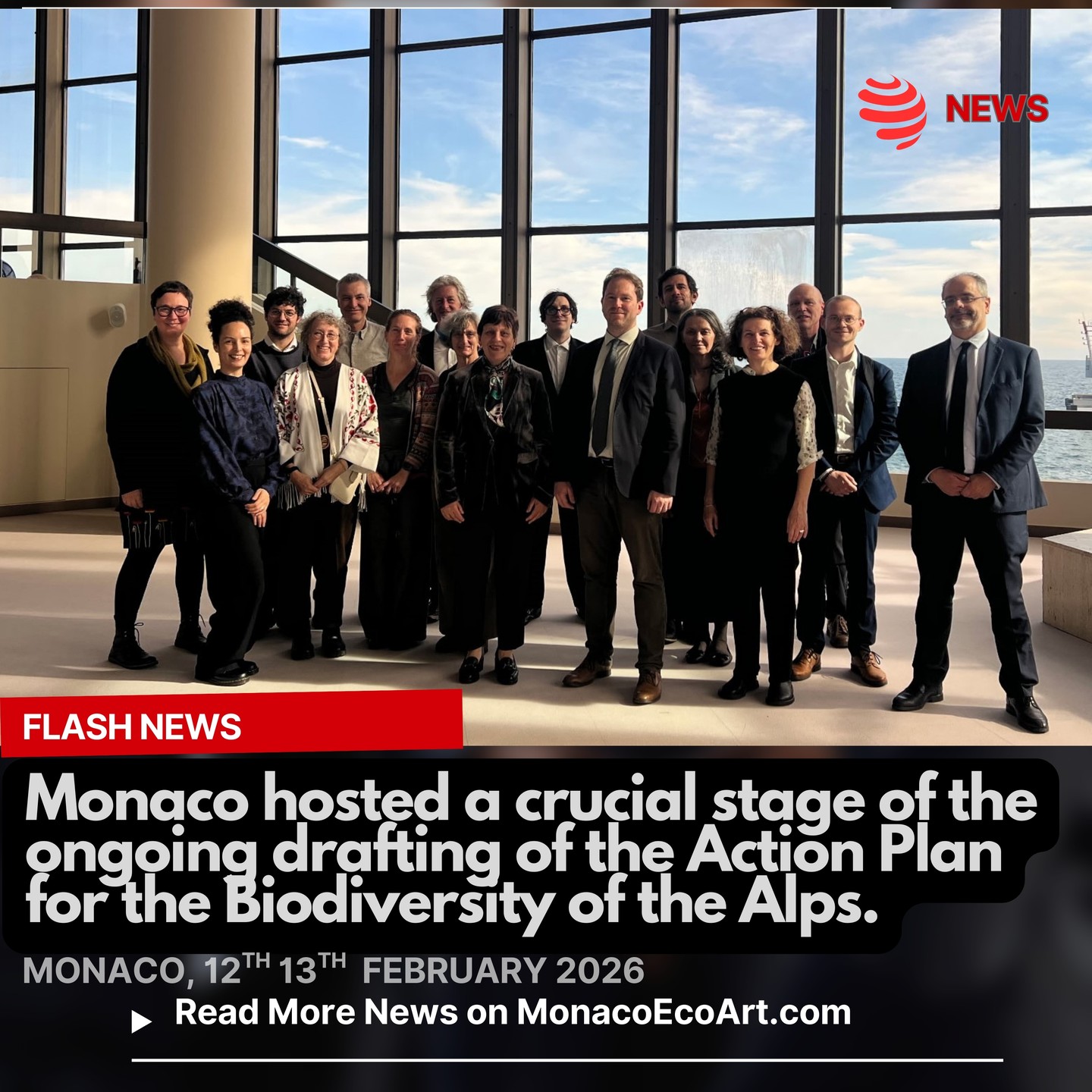 @mo.eco_art #flash #news #alps #biodiversity #monaco #montecarlo 🇲🇨 🏔️ On the 12th and 13th February 2026, the Biodiversity Committee of the Alpine Convention gathered at the Rainier III Auditorium in Monaco a panel of #experts from Slovenia, Austria, Italy, Switzerland, Germany, France and the Principality with the aim at defining the new Action Plan for Biodiversity in the Alps, which will be presented for adoption at the Alpine Conference within about one year, on January 2027 🌲🐾🗣️Astrid Claudel-Rusin, Head of Section at the Environment Directorate, underlined while co-chairing one of the #workshops: "The importance of concluding the cycle of preparation of this Plan by sharing the results of the work carried out within the four groups themes – notably: #Conservation, #Restoration, #Connectivity and #Monitoring – which are the pillars of #implementation, is crucial” 🏞️🌊 The Alpine Convention, completed and signed in 1991, of which the Principality of Monaco is Contracting Party since 1994, is addressed to draw up the #guidelines to encourage a sustainable management of the alpine region, including the preservation of the #cultural #heritage, anticipating by a few decades the Sustainable Development Goals (SDGs) 🌐👥 The meeting held in Monaco allowed to strengthen inter-state synergies and consolidate a common vision for the ongoing drafting of the Action Plan to face major challenges like #climatechange and the human increasing #pressure on natural ecosystems 📸 Copyright: @alpine.convention @gvt_monaco - Layout and Contents: © MonacoEcoArt.com