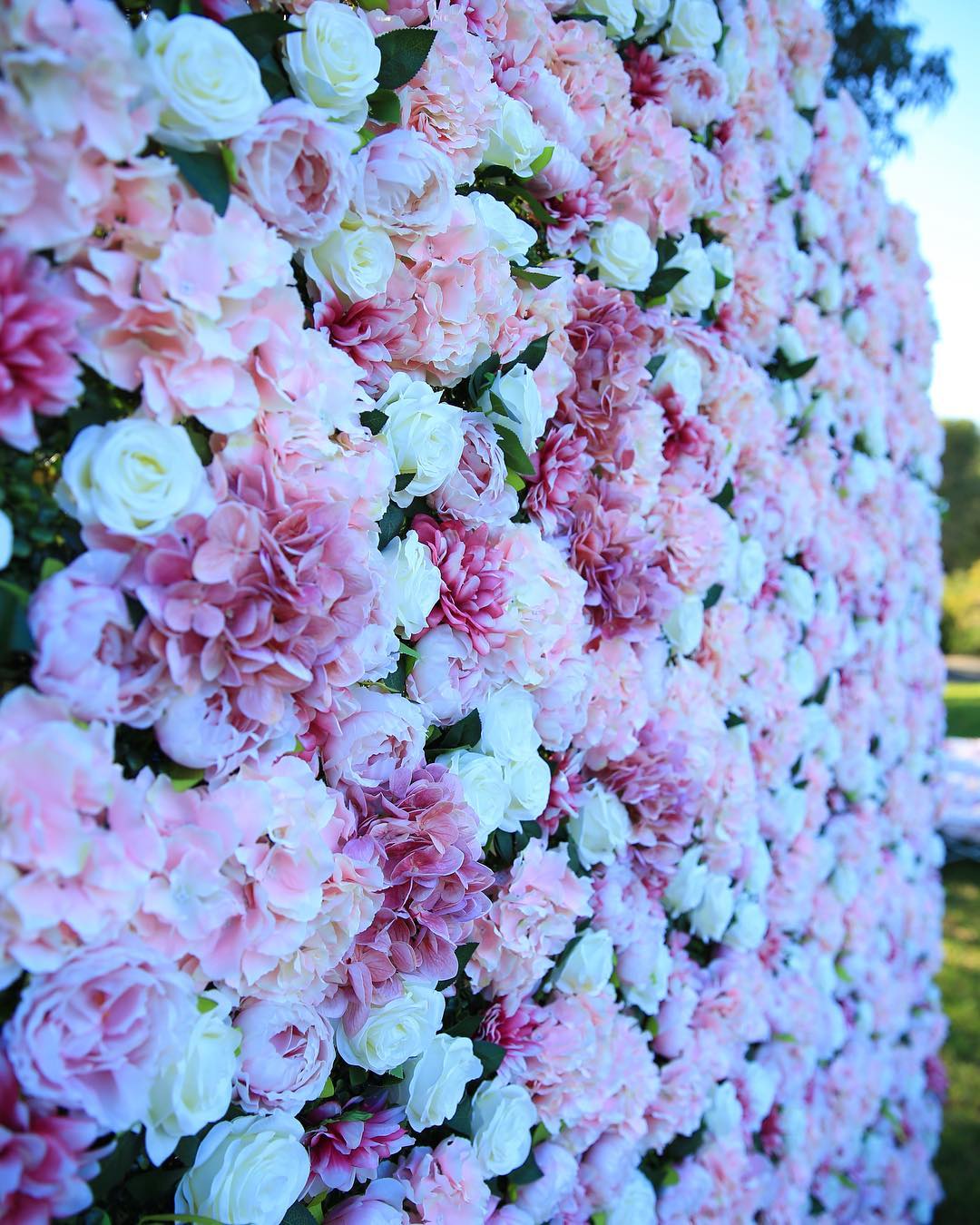 Pretty Pastels 🌸🌸🌸#flowerwall #openairphotoboothau