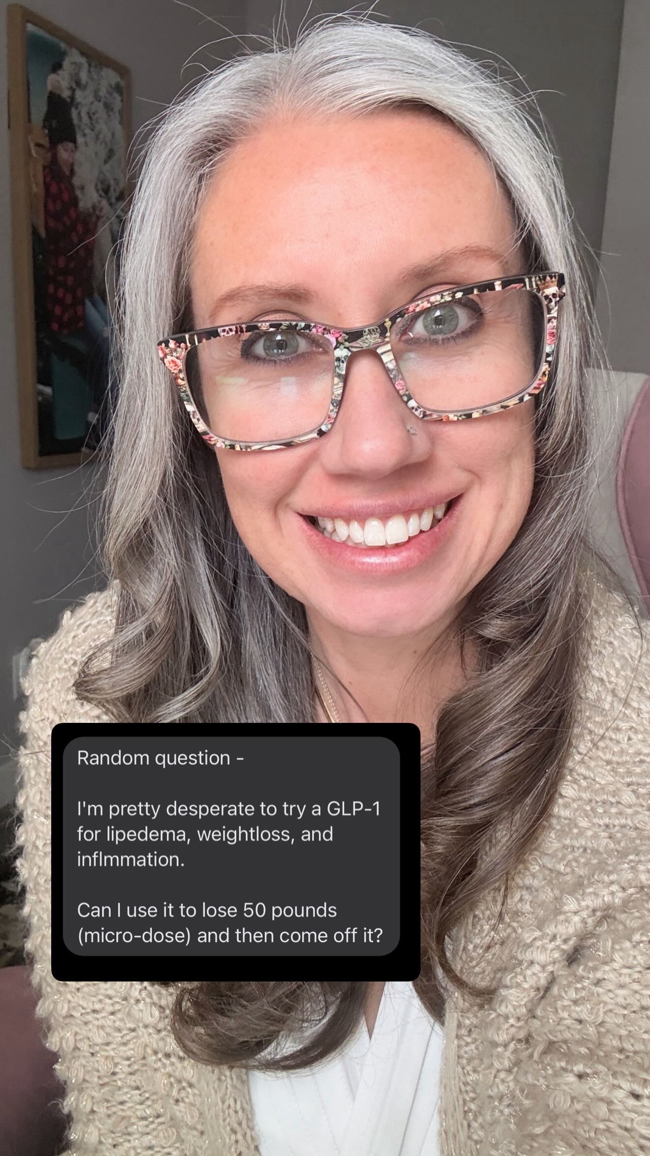 Losing 50 lbs is not a microdose situation for most people.
And while some people can come off a GLP-1 and maintain their weight, the data shows that most regain weight once the medication is stopped, especially when obesity, inflammation, or metabolic dysfunction are involved.
That’s not a willpower issue.
That’s physiology.
GLP-1s aren’t a temporary appetite trick for many of us, they’re treating a chronic condition, and chronic conditions usually require ongoing management.
If you’re considering a GLP-1 for lipedema, inflammation, or significant weight loss, you deserve realistic expectations, not internet promises.
Follow me for honest GLP-1 education, not hype, shame, or fear.