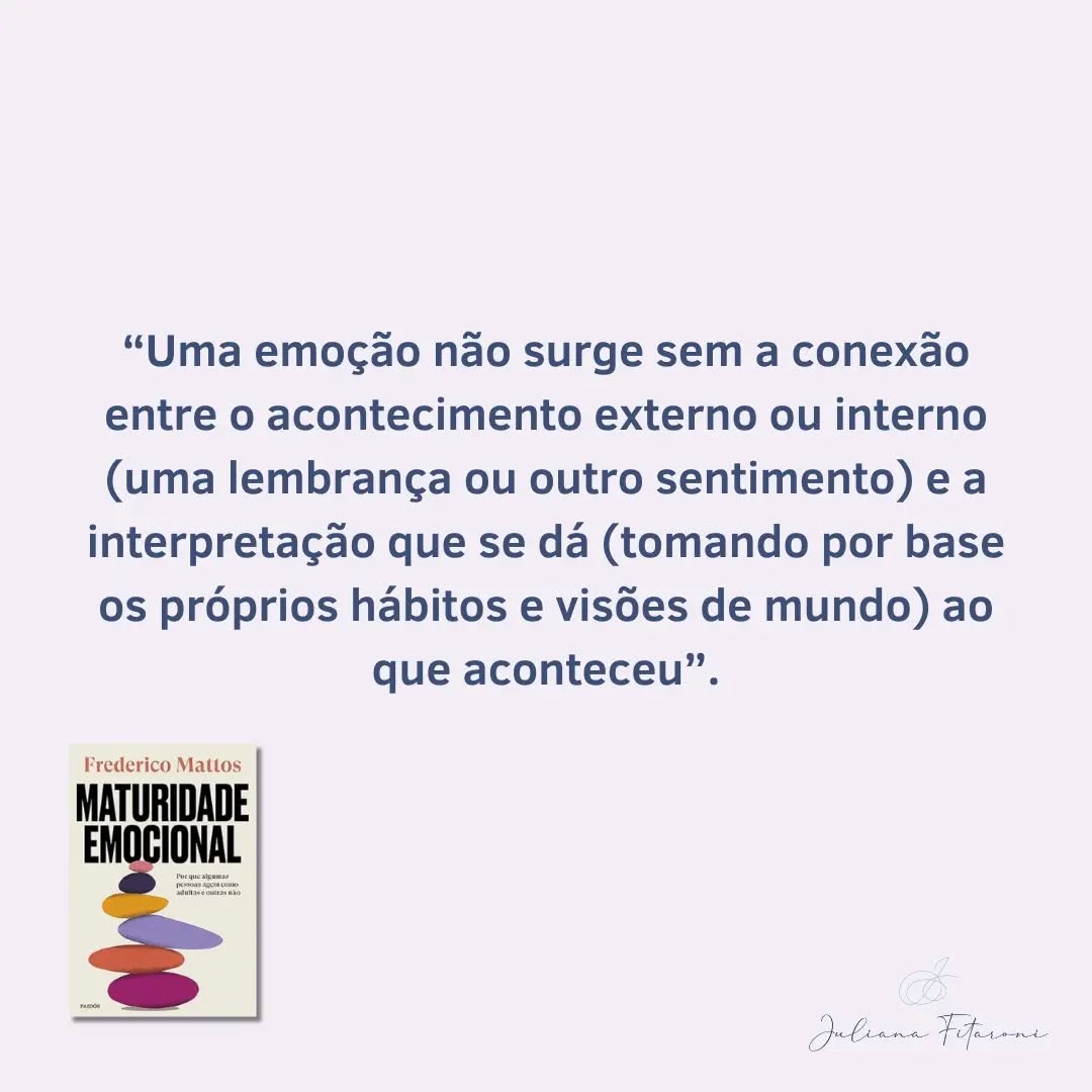 Vamos começar a semana falando de sentimentos? 🌱
Nossas sensações e sentimentos nos sinalizam outros dados de compreensão da realidade, das relações e de nós mesmos!
Você os percebe?🤔🤔
Indico esse livro também, o trarei mais vezes por aqui🙏🏻
Boa semana!🌻
Juliana B. Fitaroni
Psicóloga
CRP-18 02964
#emoções #psicoterapiaonline #psicoterapiacuiaba