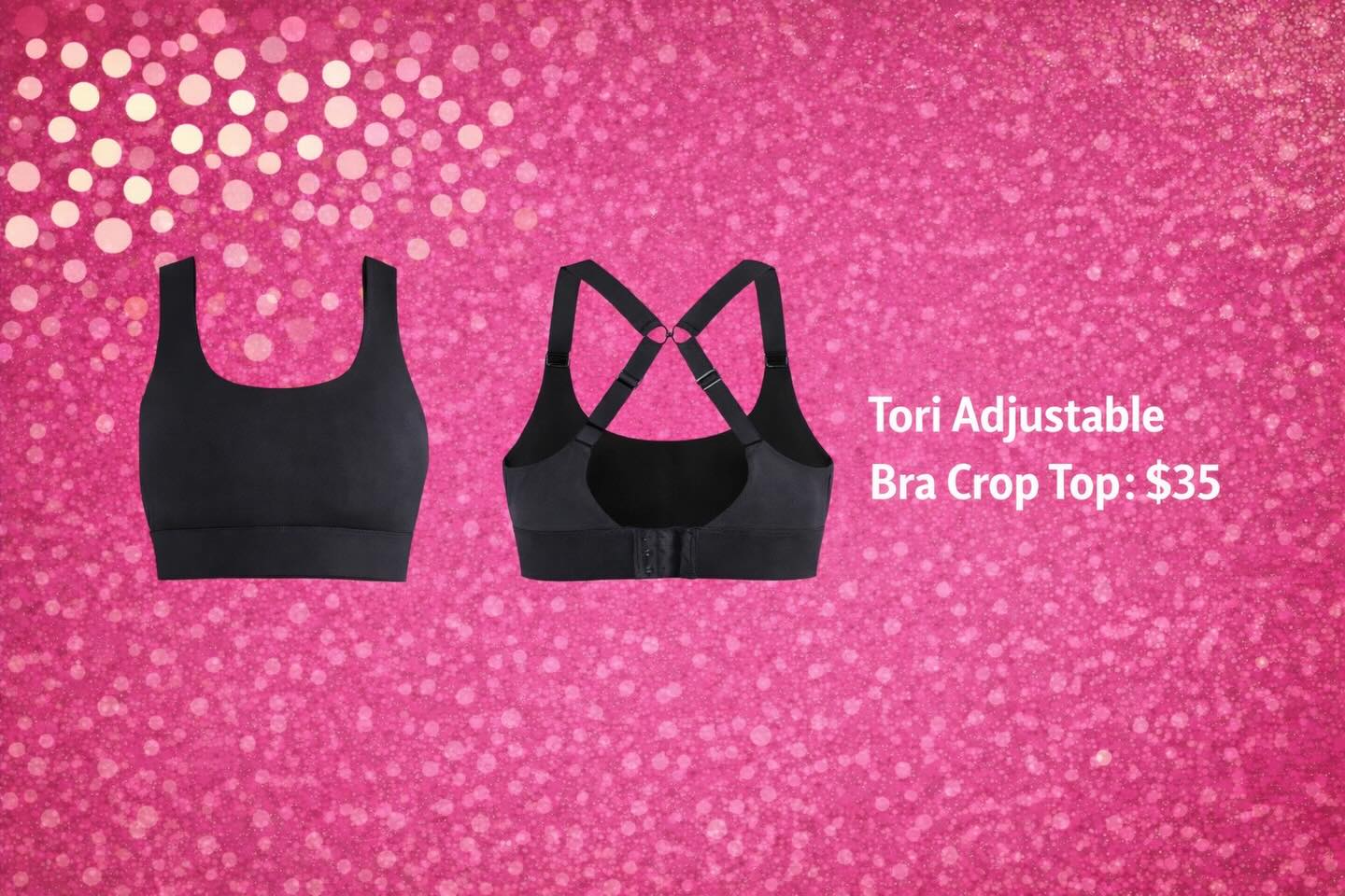 Dancers train like athletes 💪
They deserve gear that keeps up.
Adjustable ✔️
Supportive ✔️
Team ready ✔️
$35