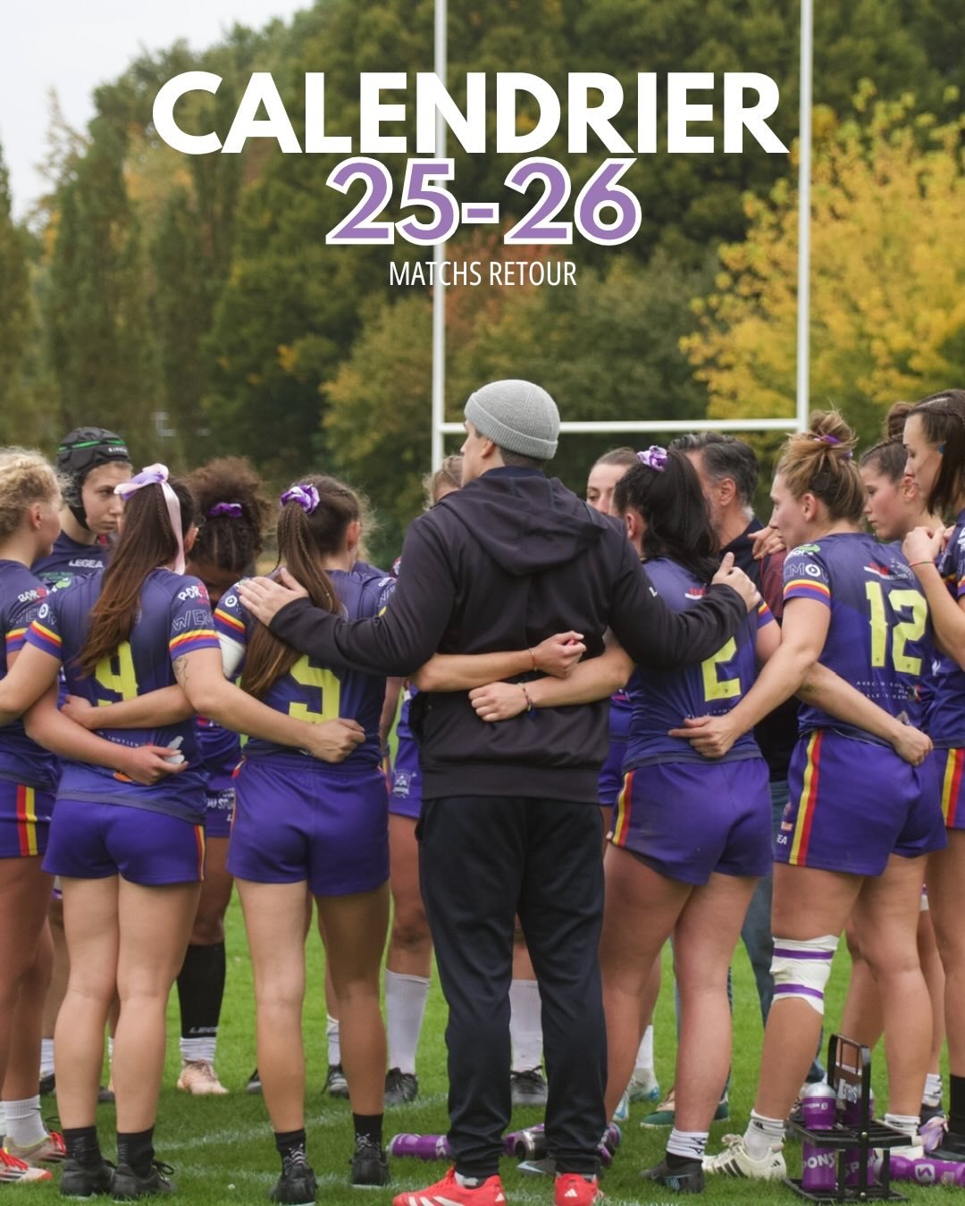 ✨Voici le calendrier des matchs de notre équipe féminine pour la deuxième partie de saison qui reprend bientôt✨
.
.
Elles sont actuellement à la troisième place du classement du championnat de LNF-A !
.
Venez les encourager lors des matchs à la maison 💪🏼
💜ONE MORE GAME💜