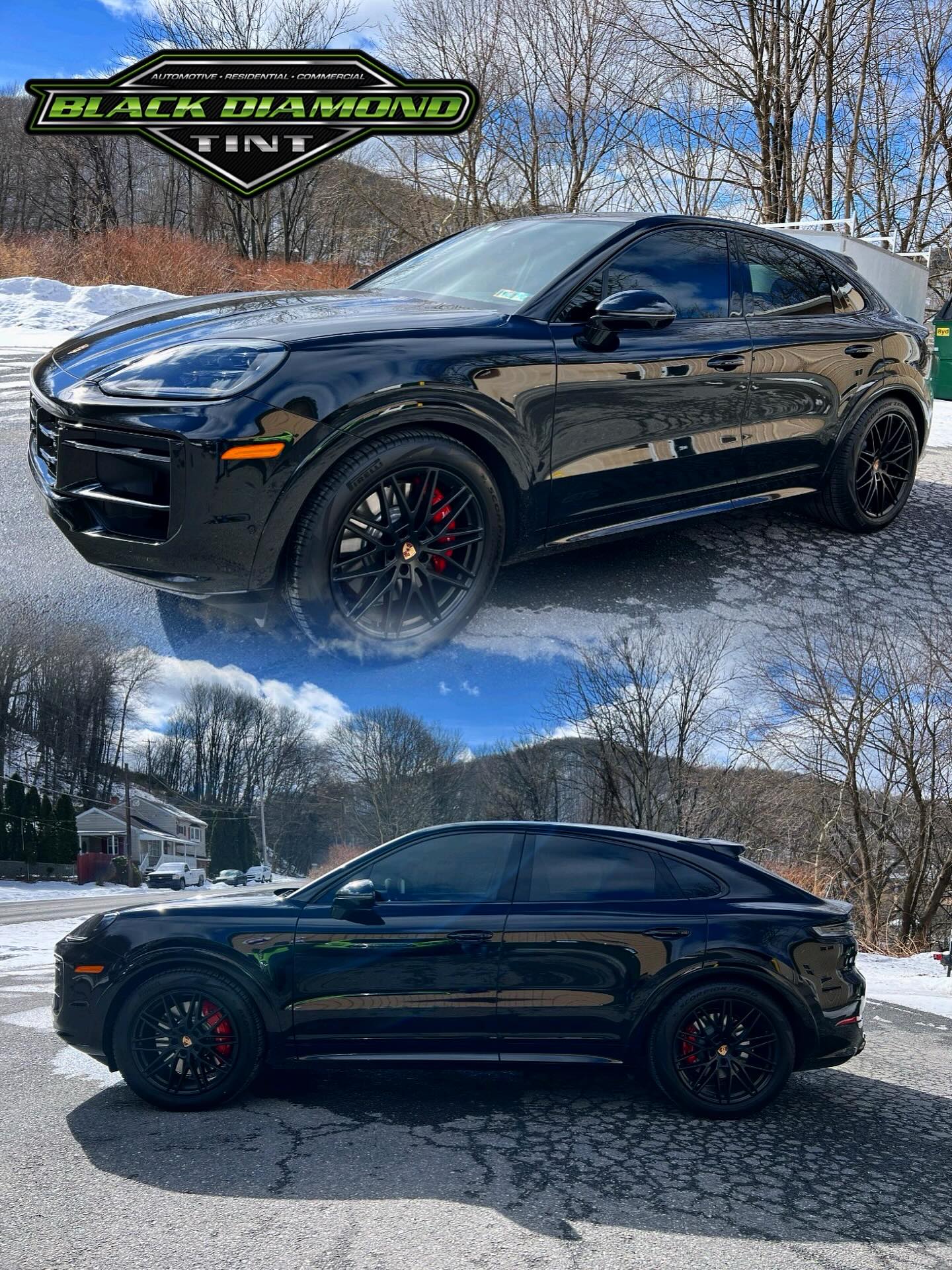 This brand new 2026 Porsche Cayenne was in to get the front two windows tinted to perfectly match the factory rear privacy glass — and we finished it off with our premium ceramic window film for that clean, seamless look
Luxury SUV’s deserve a luxury finish! This ceramic film not only matches the rear glass perfectly — it helps protect the interior and keeps the ride comfortable year-round.
✅ Lifetime Warranty
✅ Up to 65% heat rejection
✅ 99% UV Rejection
✅ Fast & Professional service
✅ Computer Cut
✅ 15 Years Experience
Give us a call or text 570-527-6962 or visit us online at www.blackdiamondtint.com for more information or a free quote!