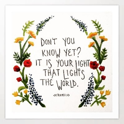 β¨ "Don't you know yet that it's your light that lights the world?" β¨
In a world filled with shadows, it's our inner light that brings hope, warmth, and inspiration. Never underestimate the power you hold within. Embrace your brilliance, shine brightly, and illuminate the path for others. ππ«
#ShineBright #InnerLight #Inspiration #SpreadPositivity #BeTheLight