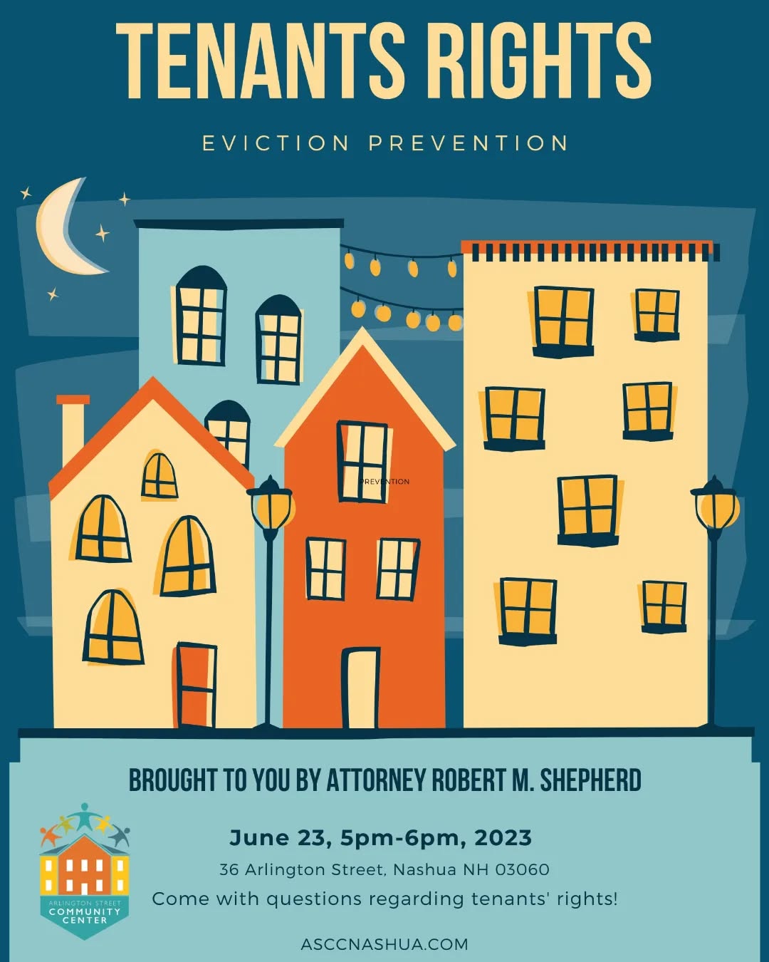 Super important and free community conversation tonight! Special thanks to @nashua.soup.kitchen.shelter for partnering with us! See you at 5pm ๐