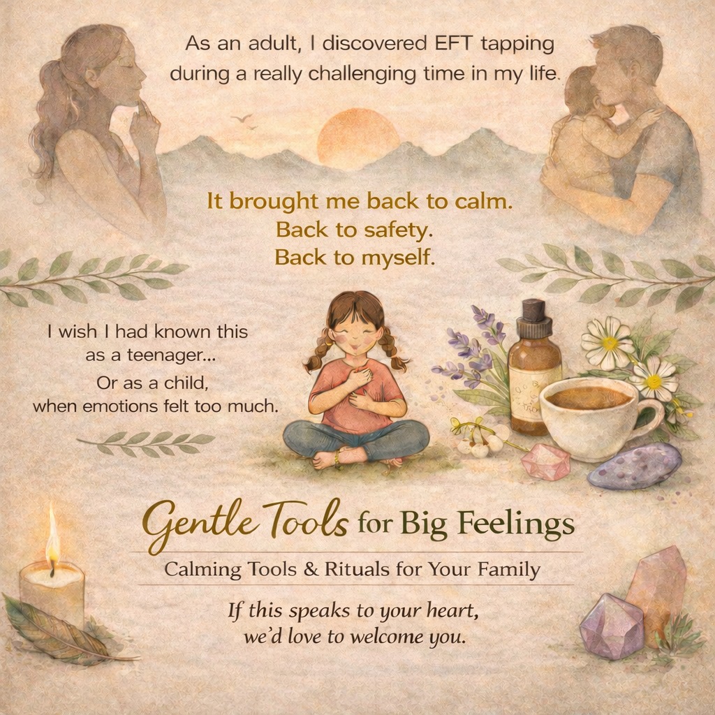 As an adult, I discovered tapping during a really challenging time in my life.
It became the tool that brought me back to calm.
Back to safety.
Back to myself.
When I look back now, I often think… I wish I had known this as a teenager, when emotions felt overwhelming and confusing.
Or even as a child, when I didn’t always know what to do with the feelings I was carrying.
Maybe it would have taught me that it’s okay to have strong emotions.
That they’re part of being human.
That they rise and fall like waves — not permanent, not something to fear.
Maybe I would have learned to be kinder.
More compassionate.
With myself.
That’s why I care so deeply about sharing these gentle tools now.
In this workshop, we’ll explore EFT tapping in a way that supports children — and parents will also learn and experience tapping for themselves. Because when we feel more regulated and resourced, everything shifts.
Alongside tapping, we’ll explore calming herbs and simple rituals you can return to over time with @botanikherbs
Not to fix emotions.
But to support them.
To build safety.
To grow resilience.
If this feels like something you’d value for your family, we would love to welcome you.
Details in bio 🌿
#GentleParenting #EmotionalRegulation
#ParentingSupport
#NervousSystemSupport
#HolisticParenting
#EFTTapping
#ConsciousParenting
#Folkestone
#FolkestoneMums
#KentParents