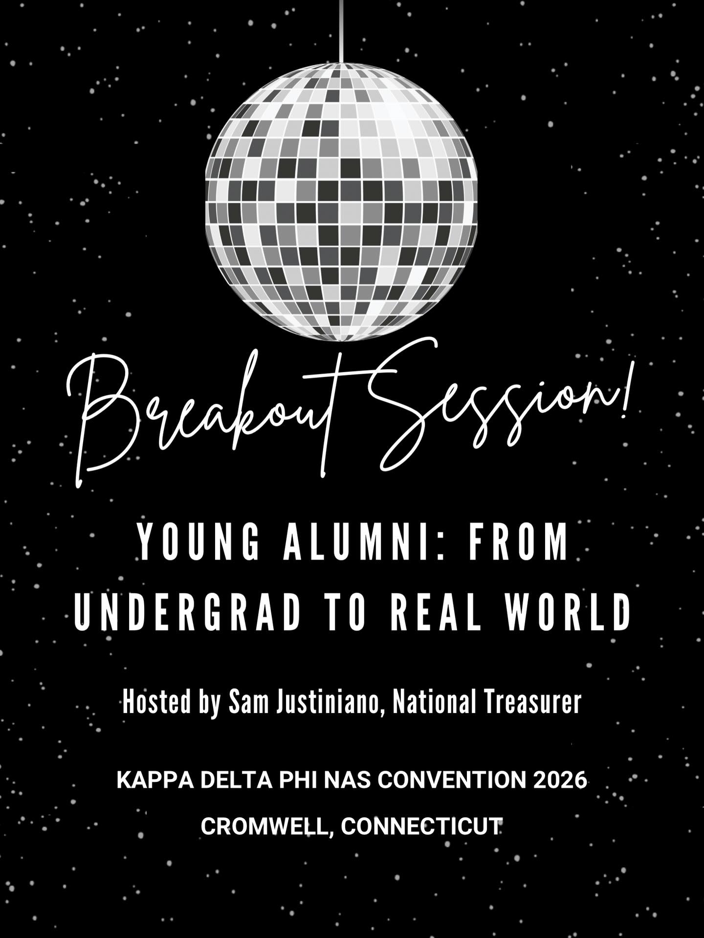 Breakout session announcement!! π£