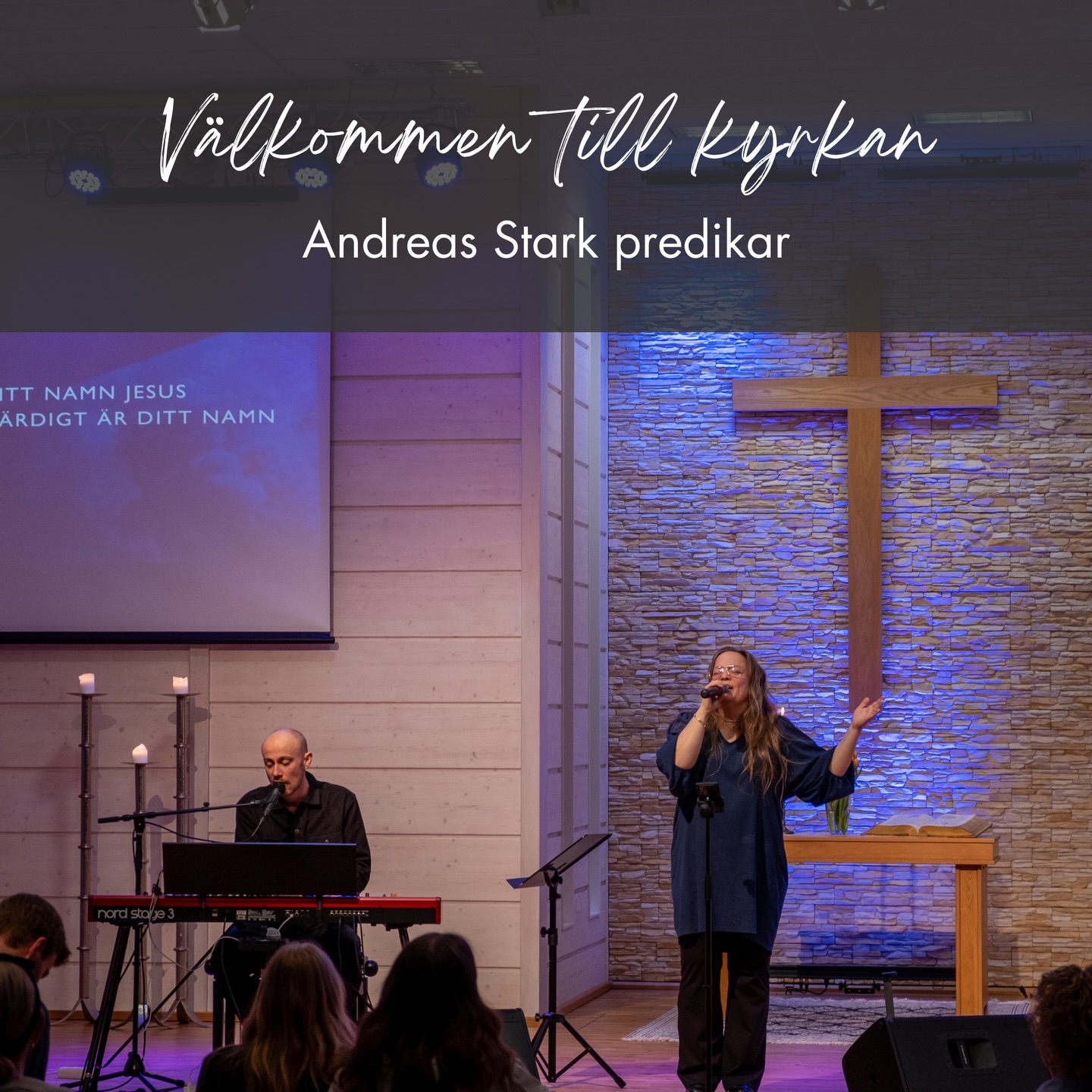 Välkommen till gudstjänst kl 11 imorgon.
Andreas Stark predikar och vi kommer fira nattvard tillsammans.
Det blir även söndagsskola för alla barn.
Kom och låt Gud beröra ditt hjärta!
Hoppas vi ses ☺️