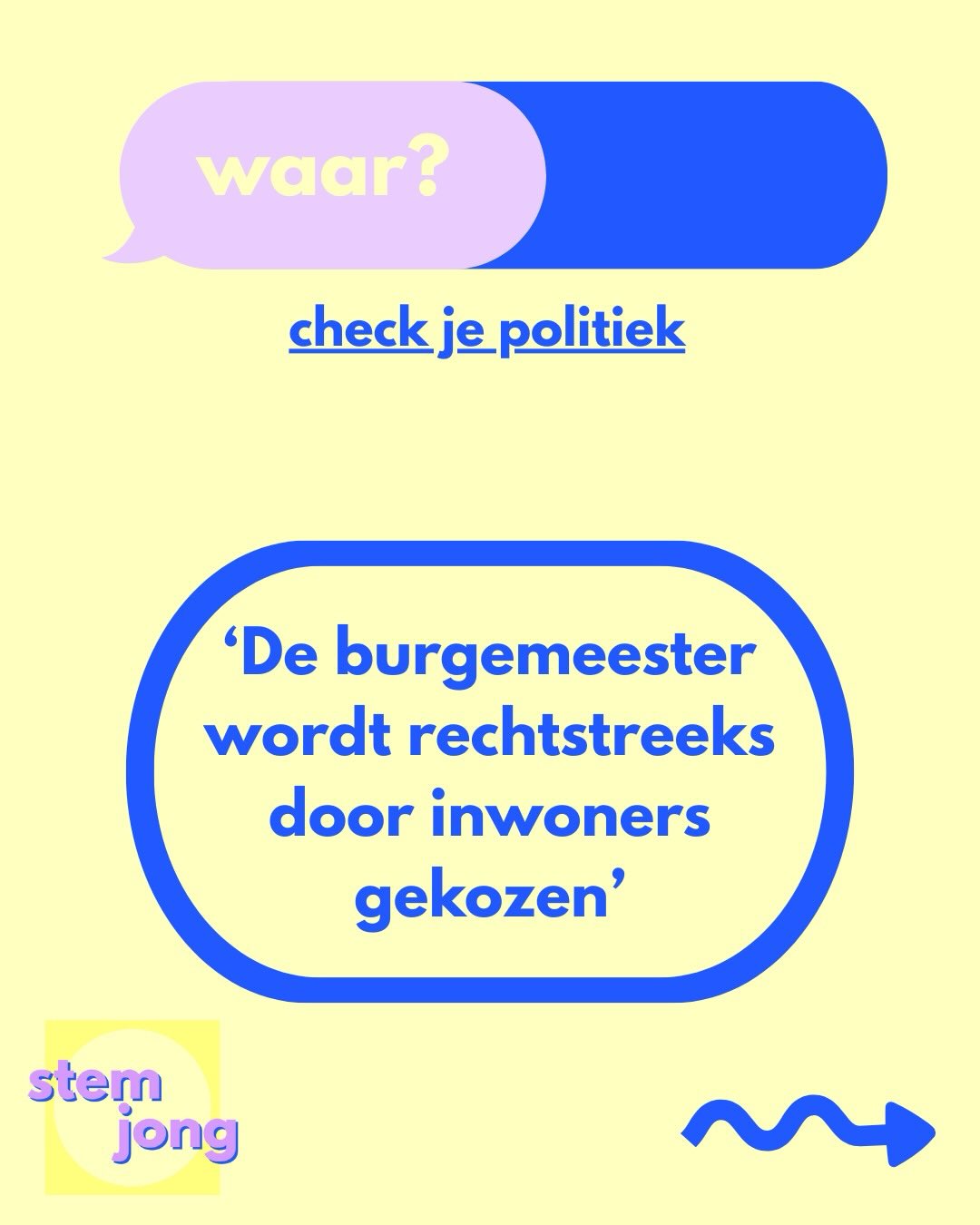 Waar of niet? Check je politiek. π
Van de gemeenteraad tot Europa en alles ertussenin, politiek gebeurt overal.
In check je politiek delen we elke week een stelling waarmee we je scherp houden op alles politiek. βοΈ
π Blijf ons volgen en check elke week je politiek met ons.
πͺπΊ co-funded by the European Union
#stemjong #voteyoung #allesispolitiek #gemeenteraadsverkiezingen #jouwstemtelt