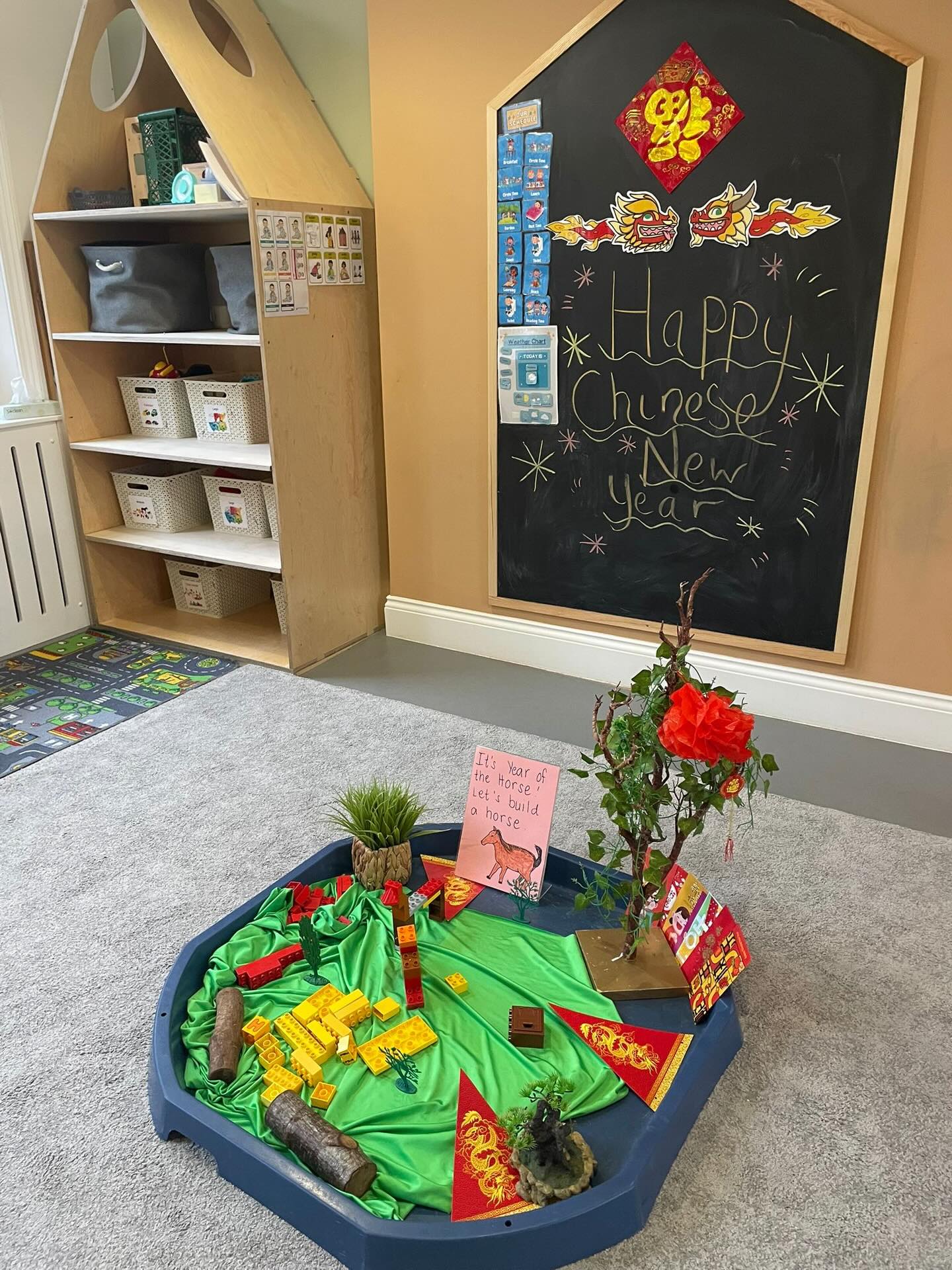 🐉🧧 Gong Xi Fa Cai from our little ones! 恭喜发财
We’ve been celebrating Chinese New Year in the most magical way — making dumplings, exploring with chopsticks, playing in our noodle restaurant, and building with blocks for the Year of the Horse! 🐴🥟
Our curious little learners have been discovering the rich traditions, colours, and flavours of Lunar New Year through play. From our sensory bins filled with rice and animals, to our beautiful reading corner adorned with lanterns and red envelopes — every corner of nursery has been glowing with festive joy! ✨
Happy Chinese New Year to all our families celebrating! 新年快乐! 🏮❤️
#ChineseNewYear #LunarNewYear #YearOfTheHorse #NurseryLife #EarlyYears SensoryPlay CulturalCelebration GongXiFaCai NurseryLearning PlayBasedLearning