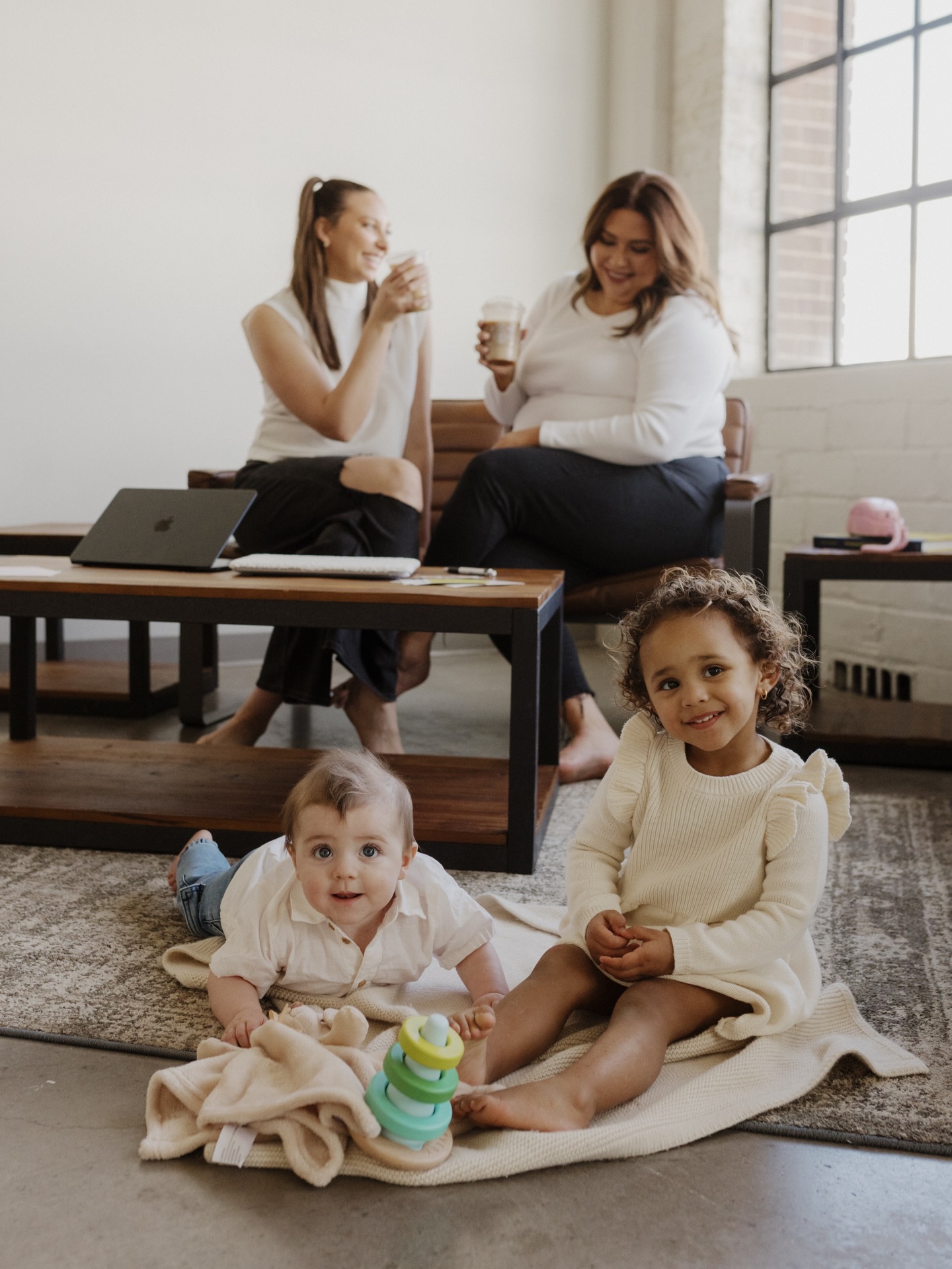 Trys and I both have go go go toddlers. And the real reason Myliu exists, beyond the strategy, branding and big creative ideas, is flexibility.
I didn’t intentionally start this business because of Gemiya. I started it because I wanted to build a life-first business. One that didn’t require me to choose between success and my child.
But when Gem came along, that vision became even more clear. And as a single mom, flexibility isn’t just a luxury. It’s truly necessity.
When Trystin left teaching in 2025, it was for the same reason. We both wanted work that supports our lives, not the other way around.
Being a business owner comes with sacrifices. Long days. Big decisions. Pressure most people will never see.
But missing bedtime. Skipping those impromptu slow mornings. Not being around for the little things. That’s not a trade we were willing to make.
So we work during naps. We answer emails with a toddler screaming for a snack. We edit photos after bedtime.
And we get to build brands in the in between.
These are our two biggest, smallest reasons 🤍