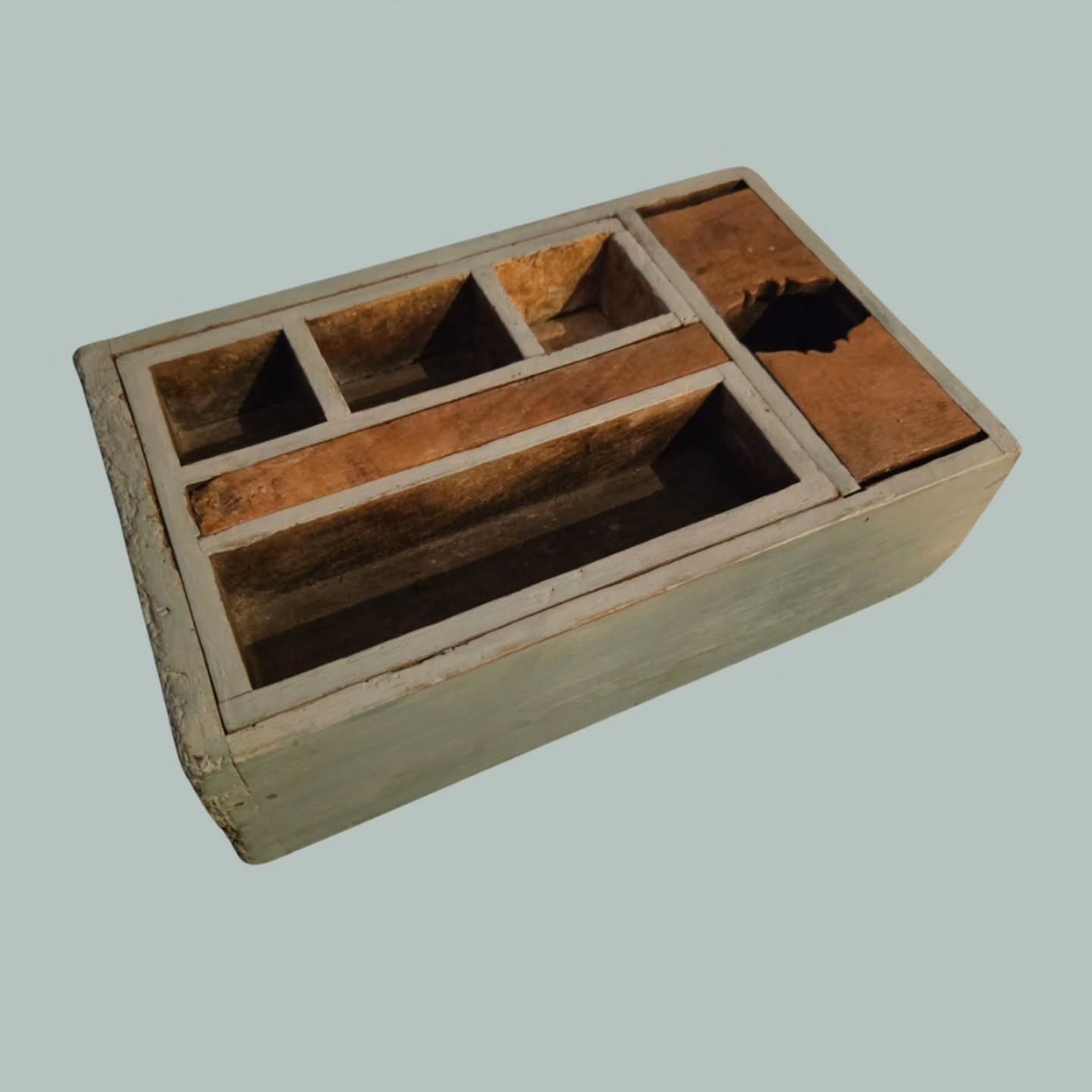Antique Primitive Wooden Sewing or Tradesman’s Box c.1900 – Sliding Tray Inserts | https://share.google/l4HMOPUxoGxfxqcoL #stufftoyouandme #Objetdart