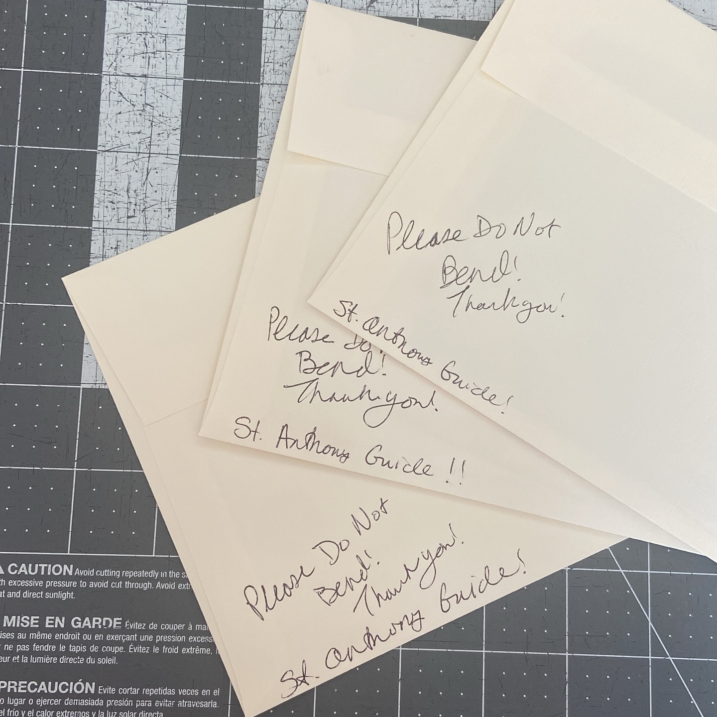 Sending out some art mail :)
Some Catholic Mail Insurance with the “St. Anthony Guide” on the bottom of each envelope 😂 and two exclamation points for the mail headed to Australia. I had not realized that my Etsy was set for shipping outside the USA (fixed it now) but if this goes well I might open it back up for international orders.
For anyone who is international, I do upload artwork onto Redbubble (sewfia.redbubble.com , link also in bio 😊) I know it’s not quiet the same as ordering my handmade linocut prints but it is at least a way to receive some of the art in postcard and sticker format (there’s a tshirt option I think on at least one of the listings too). There’s only a few countries Redbubble does not ship to.
The Saint Sebastian postcard is one I’ve been meaning to send to my brother from when I got the card in Rome in September after Carlo and Pier Giorgio’s canonization. Writing on the Saint Agnes postcard reminded me about the Saint Sebastian one since the statue was in the Chiesa Sant Agnes in Agone in Rome (hopefully I didn’t butcher the Italian spelling of that but I have a feeling I may have a little). Funnily enough the Saint Agnes linocut print, I drew it in the car ride down to meet my niece for the first time in December. I think Saint Agnes is looking out for her, and funny that Saint Sebastian is in her church in Rome since that’s my brother’s confirmation Saint. I will laugh if when she gets confirmed if she chooses Saint Agnes as her saint though I think Saint Agnes has already chosen her 😂
#catholic #happymail #snailmail #art #linocut