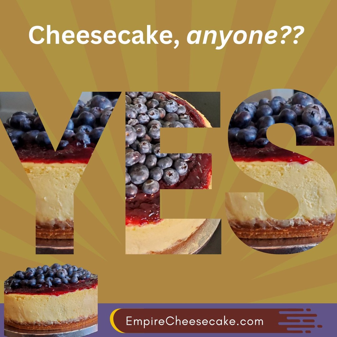 Look good??? YES!!! 😍
You haven't had a NY-style cheesecake until you've had an EMPIRE CHEESECAKE! The one and only! Denver's finest.
Treat yourself or a friend to one today! Order at EmpireCheesecake.com
#DenverFoodie #EmpireCheesecake #DenverRestaurant #Cheesecake