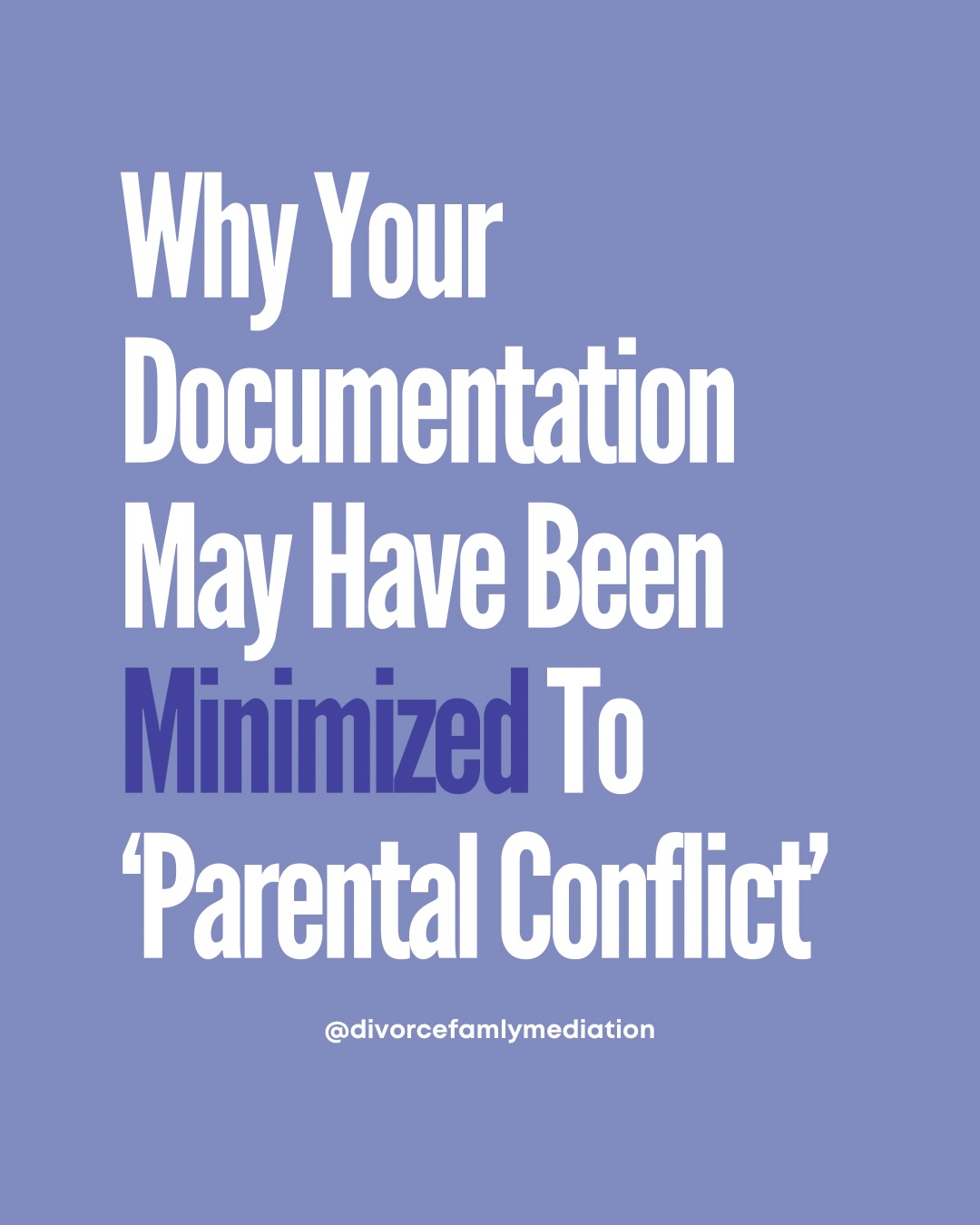 There is a misconception that simply documenting what your child says or how they appear will be enough.
But courts are trained to filter divorce through the lens of “parental conflict.” If your language only describes distress without showing the impact, it risks being minimized.
Emotional narratives tend to get overlooked. They need supporting evidence that gives weight to the impact on the childs’s well-being.
If the child’s somatic symptoms, emotional burden, or behavioral regression are not clearly connected to one environment and documented as impacting daily functioning, the concern may be dismissed as mutual hostility.
Language and supporting evidence matters because it determines whether the court sees conflict or a child who is being harmed.
#coercivecontrol #documentation #psychologicalanalysis #highconflictcoparenting #custody