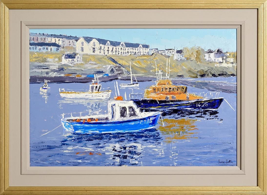 SOLD €2125. . Lot 23. MORGAN O’DRISCOLL ART AUCTION “BALLYCOTTON Harbour. Co. Cork”.OILS 20/30ins