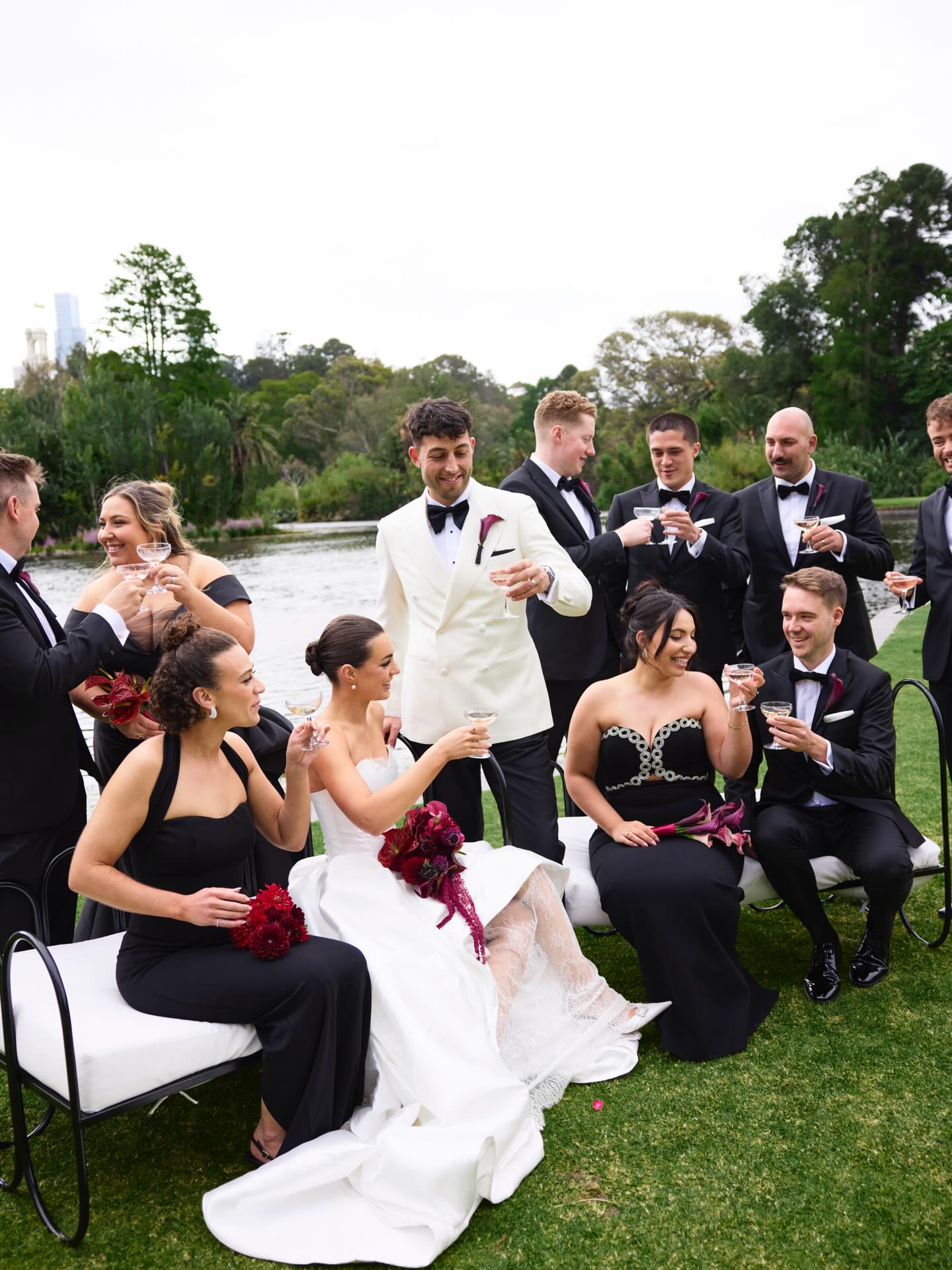 All the feels with Jayne & Luke π₯Ήππ₯Ήπ
@jayne.nikolovski @luke.nikolovski
Photography @ginacawley_weddings
Videographer @videoboutique
Makeup @nikkiidimatteo
Hair @danni_theglosscollective
Dress @kwhbridal
Veil @calilybridal
Morning outfit @kat_thelabel
Hotel @theroycehotel
Venue @theterraceevents
@theterracebotanicgardens
Punting boats @royalbotanicgardensvic
Umbrellas @melbourneumbrellahire
DJ @ministryofdjsentertainment
Florals @soursunflower
Cake @good.good.cake