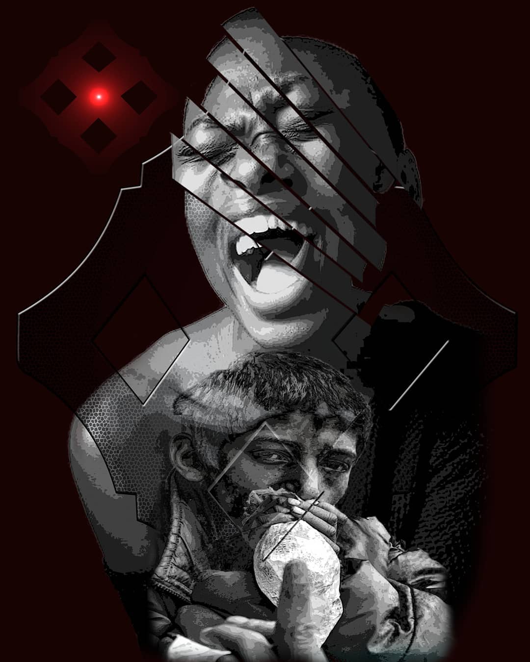 still image #3 from my #video I Keep Reaching Out For Love-I Nomoor #photomontage #instaarthub #workinprogress #popsurrealism #blackwoman #depression #emotion #artprint #illustration_best #photoday #prints #digitaldraw #digitalmanipulation #instalike #musicclip #motiongraphics_p #collageartists #movement#passion #creativejournal #creativeexpression #adobeart #deephousesessions #digitallyart #urbansketch