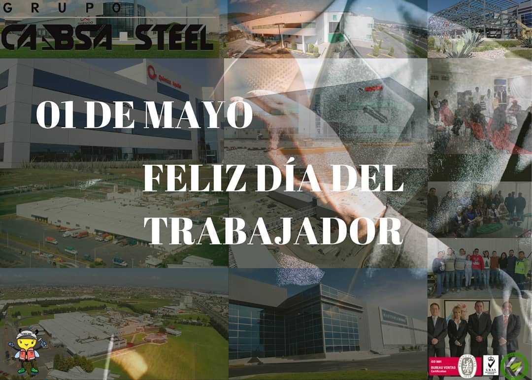 Caabsa Steel les desea un feliz día del trabajo, trabajando juntos construimos a un México mejor!
"El mundo no se mueve únicamente por los poderosos empellones de los héroes, sino también por la suma de los pequeños empujones de cada trabajador honesto"- Hellen Keller
👷🏼👷🏻♀️❤️🥳 #csmex #DiaDelTrabajo #01DeMayo #proyectos #TogetherWeCan #industrialship #structure