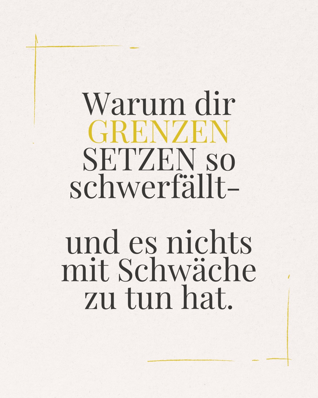Viele glauben, sie müssten nur „lernen Nein zu sagen“.
Aber wenn dein Nervensystem bei Konflikt auf Alarm geht,
ist das kein Mindset-Problem.
Es ist ein Regulations-Thema.
Selbstwert entsteht in Bindung.
Und er stabilisiert sich über Erfahrungen.
Wenn du innerlich sicher wirst,
werden Grenzen automatisch klarer.
Nicht aggressiv. Nicht hart. Sondern ruhig.
Genau das ist die Arbeit in STEADY WITHIN.
Schreib gern „INFO“ 👇
#selbstwert #grenzensetzen #psychology #inneresicherheit #emotionaleregulation