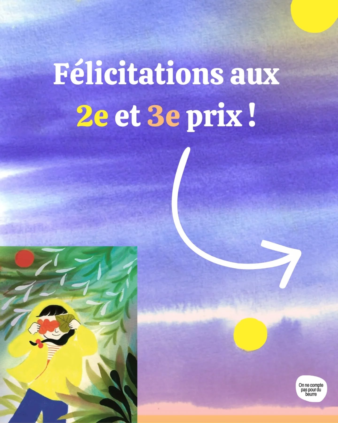 On vous partage les productions primées ! Un peu de douceur et des rêves plein la tête après la lecture de ces beaux poèmes 🌈
Encore un immense bravo aux classes participantes, nous avons adoré vous lire et découvrir les poètes et poétesses de demain ✨️
#instapoésie #rêve #onnecomptepaspourdubeurre #poésie ##concours