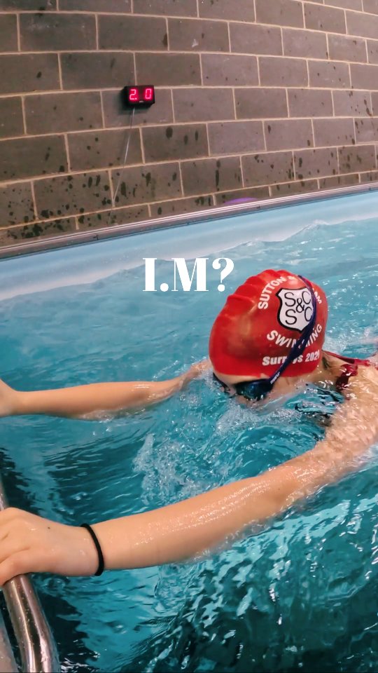 I.M? Short for Individual Medley!
Can you do it?
#swimming #london #learning