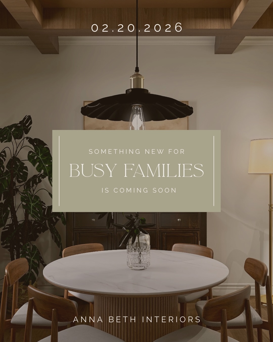 Something new is coming for busy families: 15-20 curated pieces, one cohesive plan, zero renovation required.
Clear direction, no overwhelm.
Launching 02.20.2026 🤎
#InteriorRefresh #MiniRoomRefresh #ComingSoon #McKinneyDesigner #DFWInteriors
virtual room refresh, upcoming launch, curated interior plan, home styling guidance, family friendly interiors, Mini Room Refresh preview, McKinney TX homes, DFW design inspiration, stress-free decorating, home styling service, online interior design, curated design tips, design strategy, neutral interiors, timeless style, cozy home styling, interior planning, design clarity