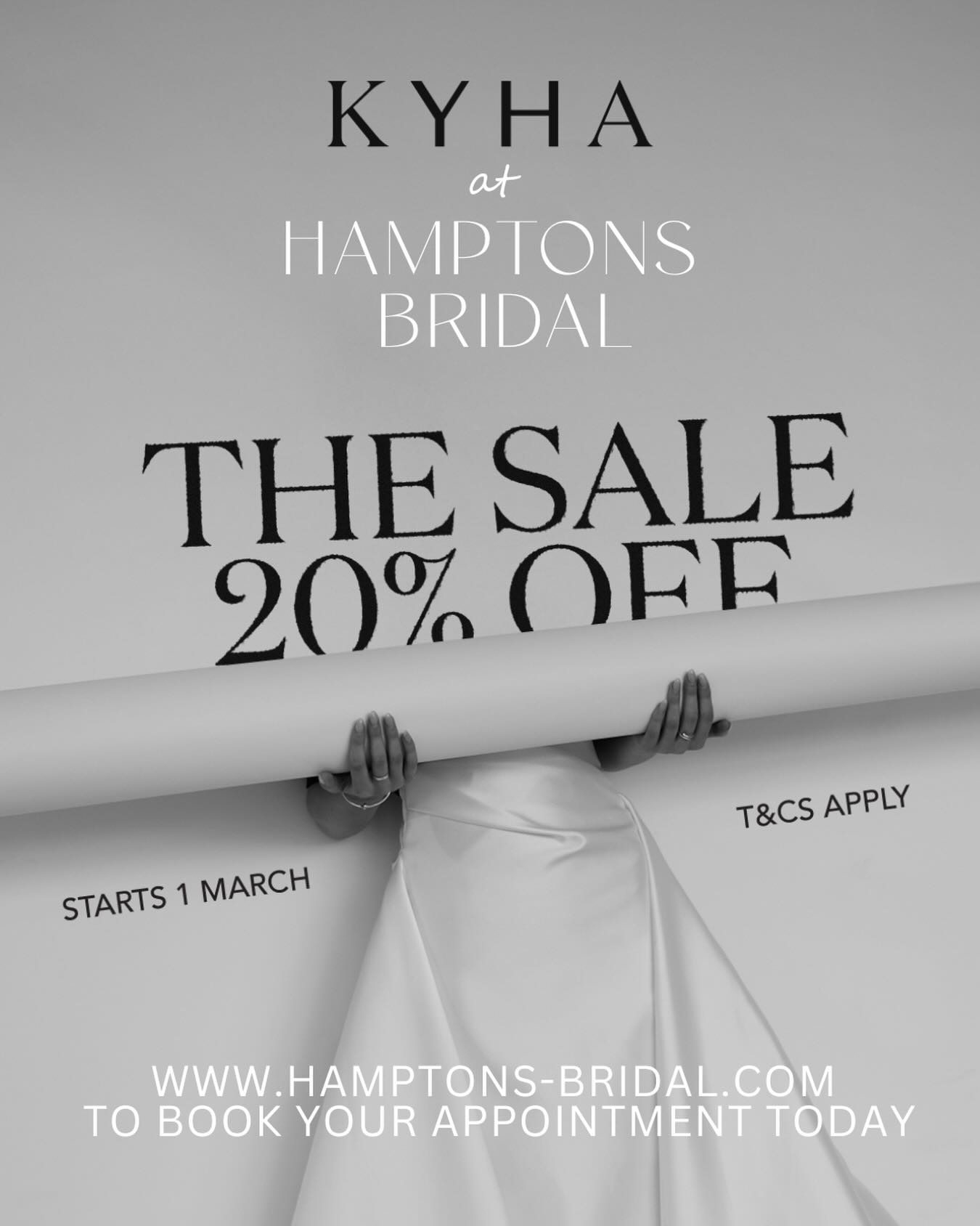 Calling all @kyhabride lovers! 🚨 20% off Kyha gowns is happening starting March 1st- for one month only!
Head to our website to book your March appointment and come get the dress you can’t stop thinking about 🤍