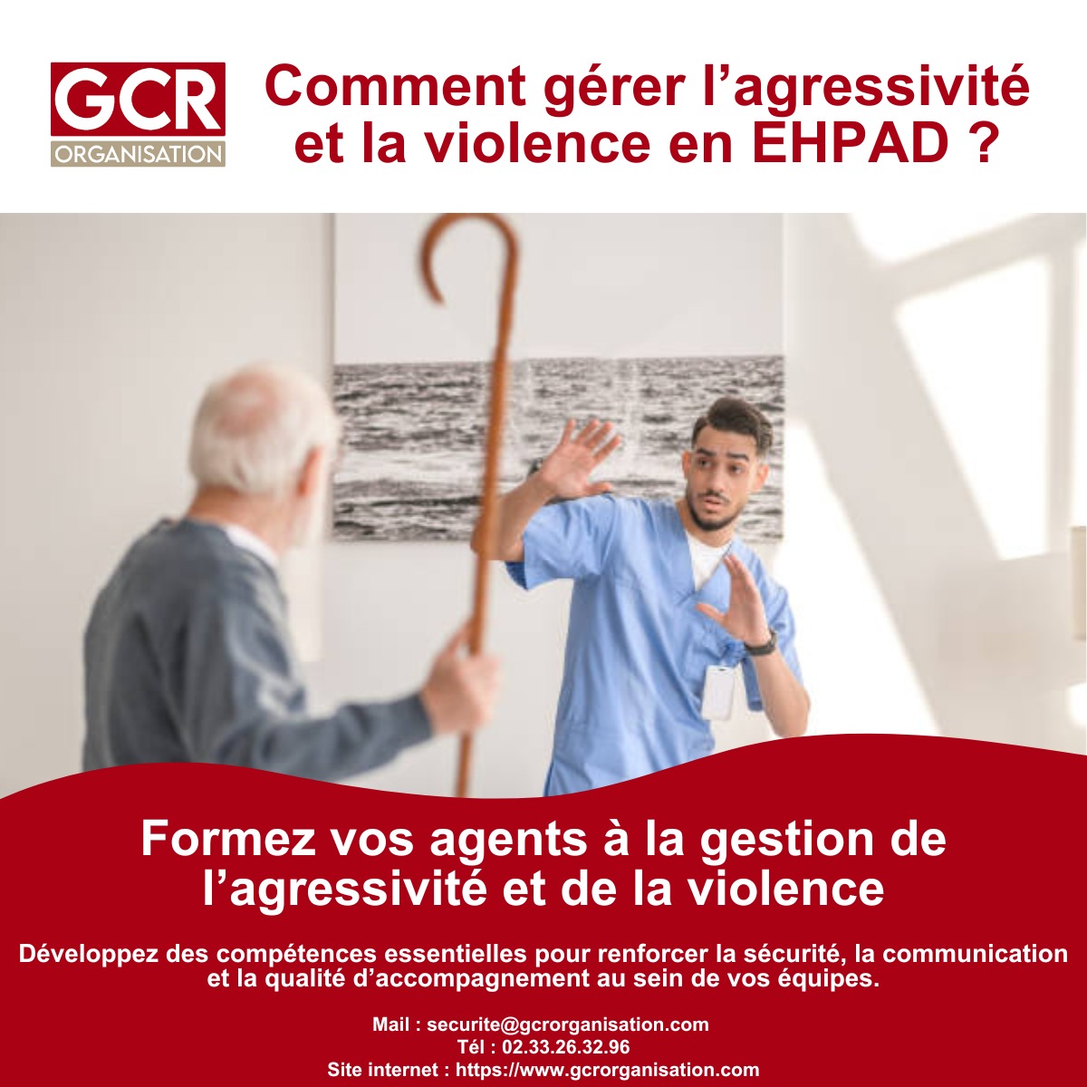 Gestion de l'agressivité et de la violence en EHPAD.
En EHPAD, les équipes sont régulièrement confrontées à des comportements agressifs (verbaux, gestuels ou physiques) de résidents ou de proches, avec un impact fort sur la sécurité, le stress et l’usure professionnelle.
Former les professionnels à comprendre les causes de l’agressivité, à repérer précocement les signes de tension et à adopter des postures sécurisantes est un enjeu très important. Cette montée en compétence améliore à la fois la qualité de la relation de soin, la sécurité au travail et la cohésion d’équipe.
Une formation-action, active et participative, permet d’atteindre les objectifs suivants :
• Savoir mener une réflexion préventive en matière d’agressivité et de violence,
• Savoir utiliser les outils verbaux de pacification
• Savoir se positionner dans l’environnement et adopter des comportements sécuritaires
• Savoir évaluer le degré de dangerosité de la personne en crise afin de choisir la modalité d’intervention la plus appropriée,
• Savoir utiliser les techniques physiques simples de dégagement et protection
📩 Envie de découvrir le programme complet ? Notre équipe est à votre disposition pour en discuter.
📞 02 33 26 32 96
✉️ contact@gcrorganisation.com
🌐https://www.gcrorganisation.com/services-5
#EHPAD #santé #BienÊtreAuTravail #prévention #sécurité #formationprofessionnelle #professionnelsdesanté #gestiondelagressivité #comportementsaggressifs #sécuritéautravail #relationsdesoin #stressautravail #cohésiondequipe