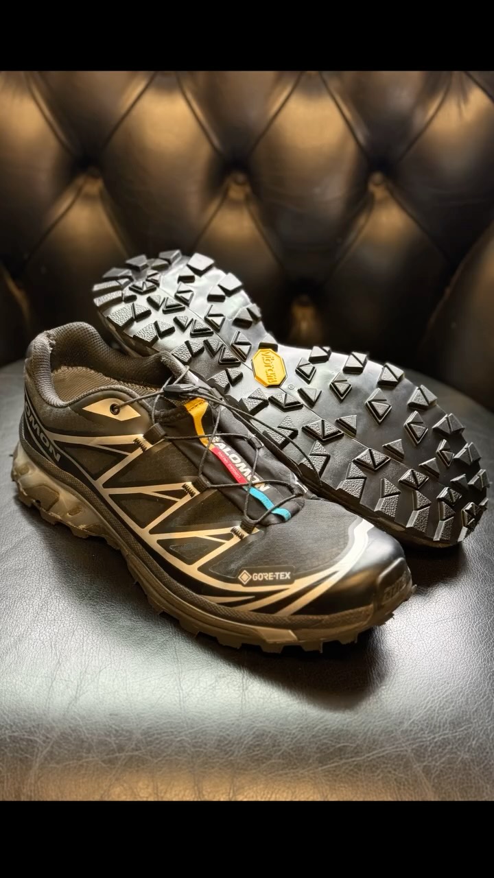 #salomonrunning trainers getting a new #vibramsole
#shoerepair #colne #lancashire
