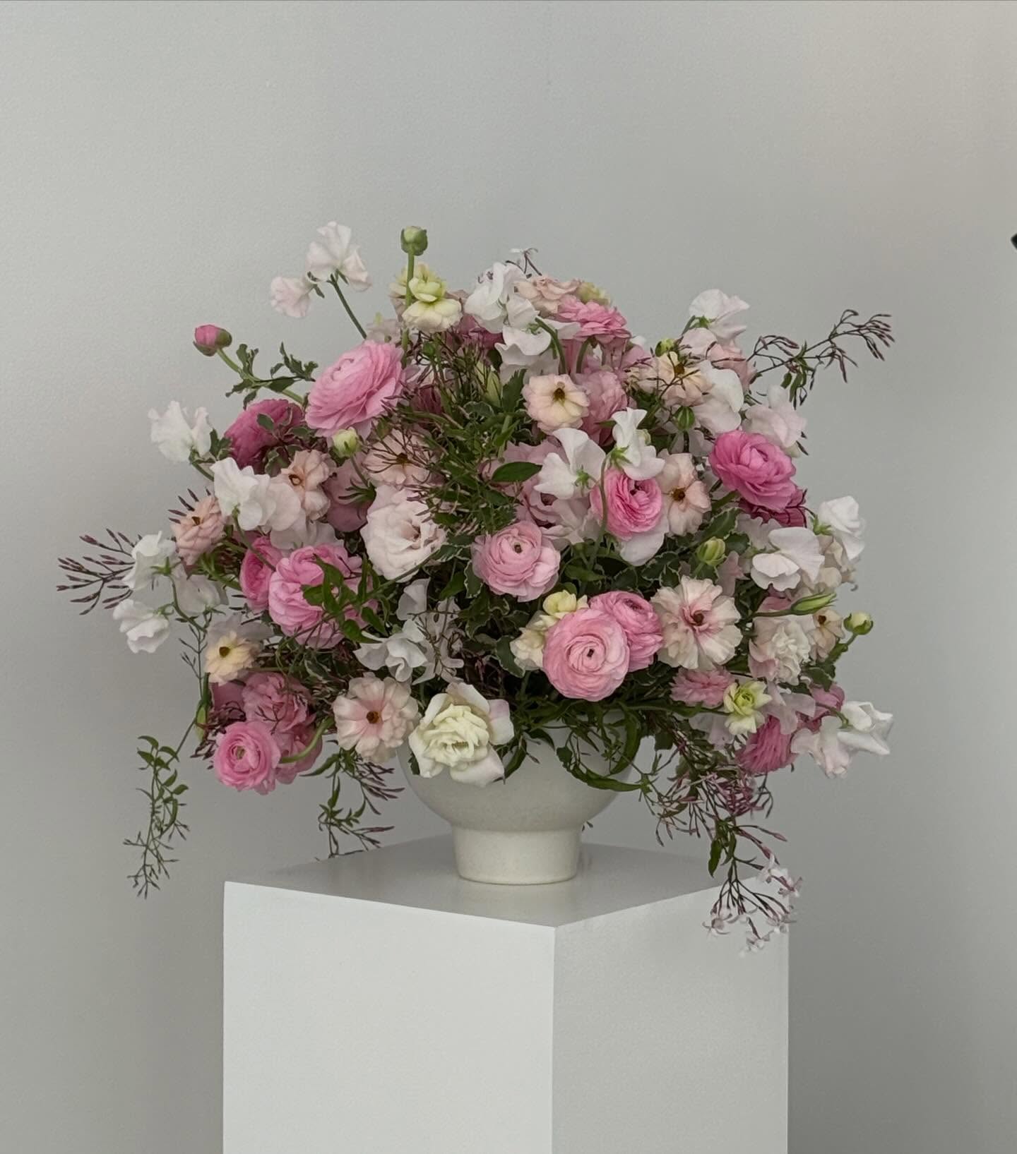 Whispers of pink and cream! #flowers #floral