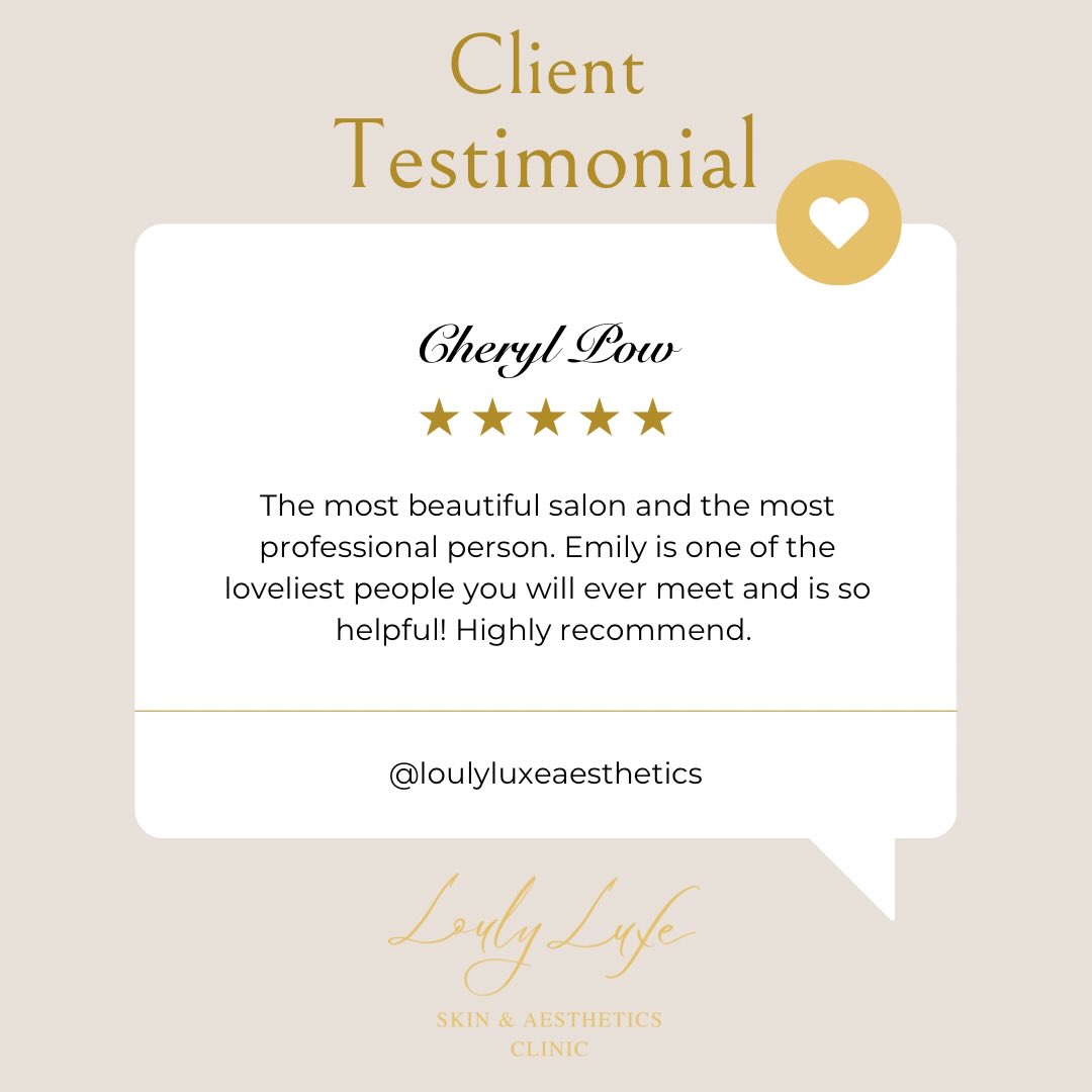 Thank you for another gorgeous 5* review from another one of our incredible clients ❤️❤️❤️
Truly best to have the nicest people grace our door!
#clienttestimonials #huntly #aberdeenshire #skinclinic