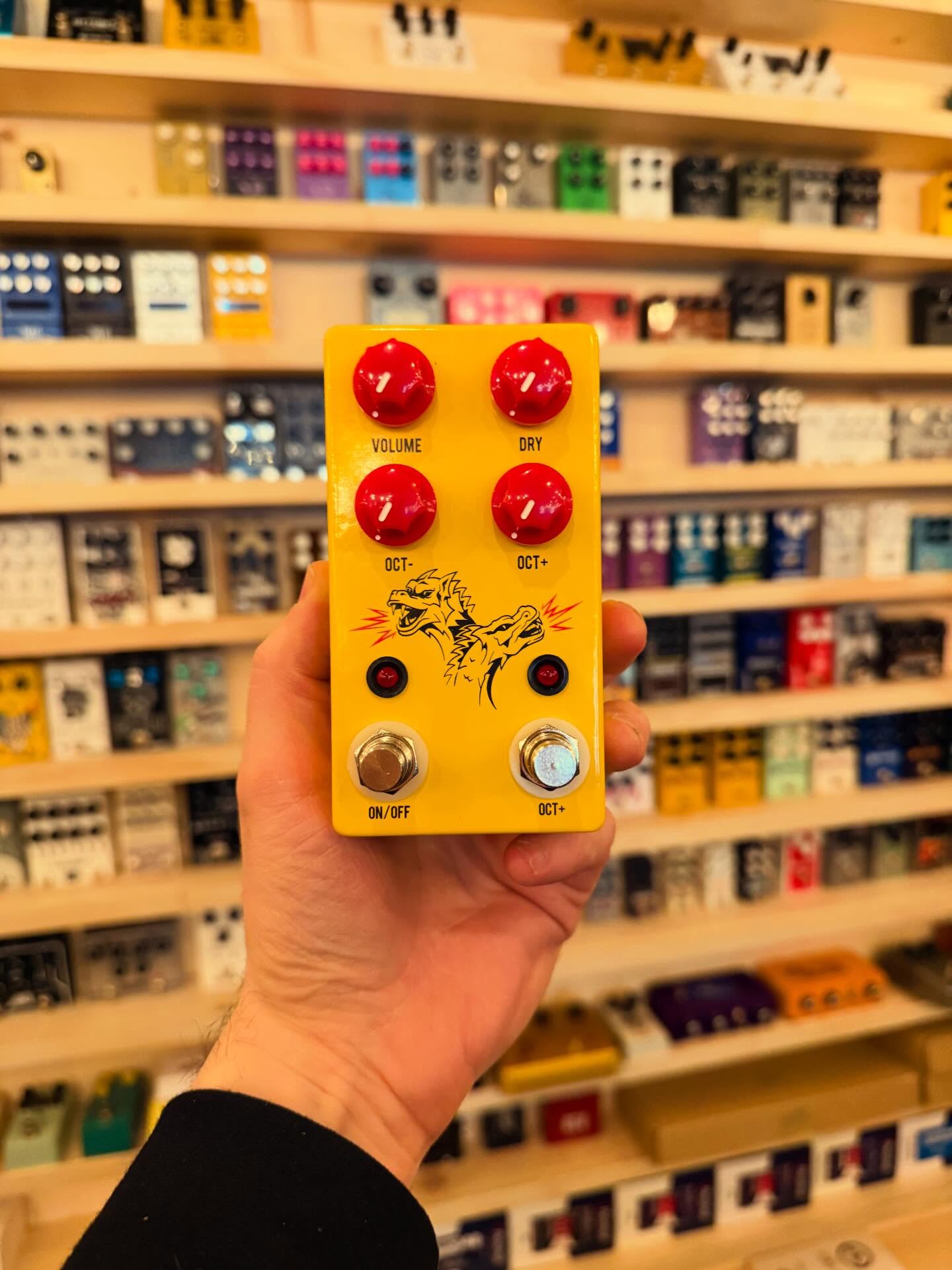New pedal from JHS! The Double Dragon lofi octave is in stock now at GB Music & Sound, Canada’s destination for tone.