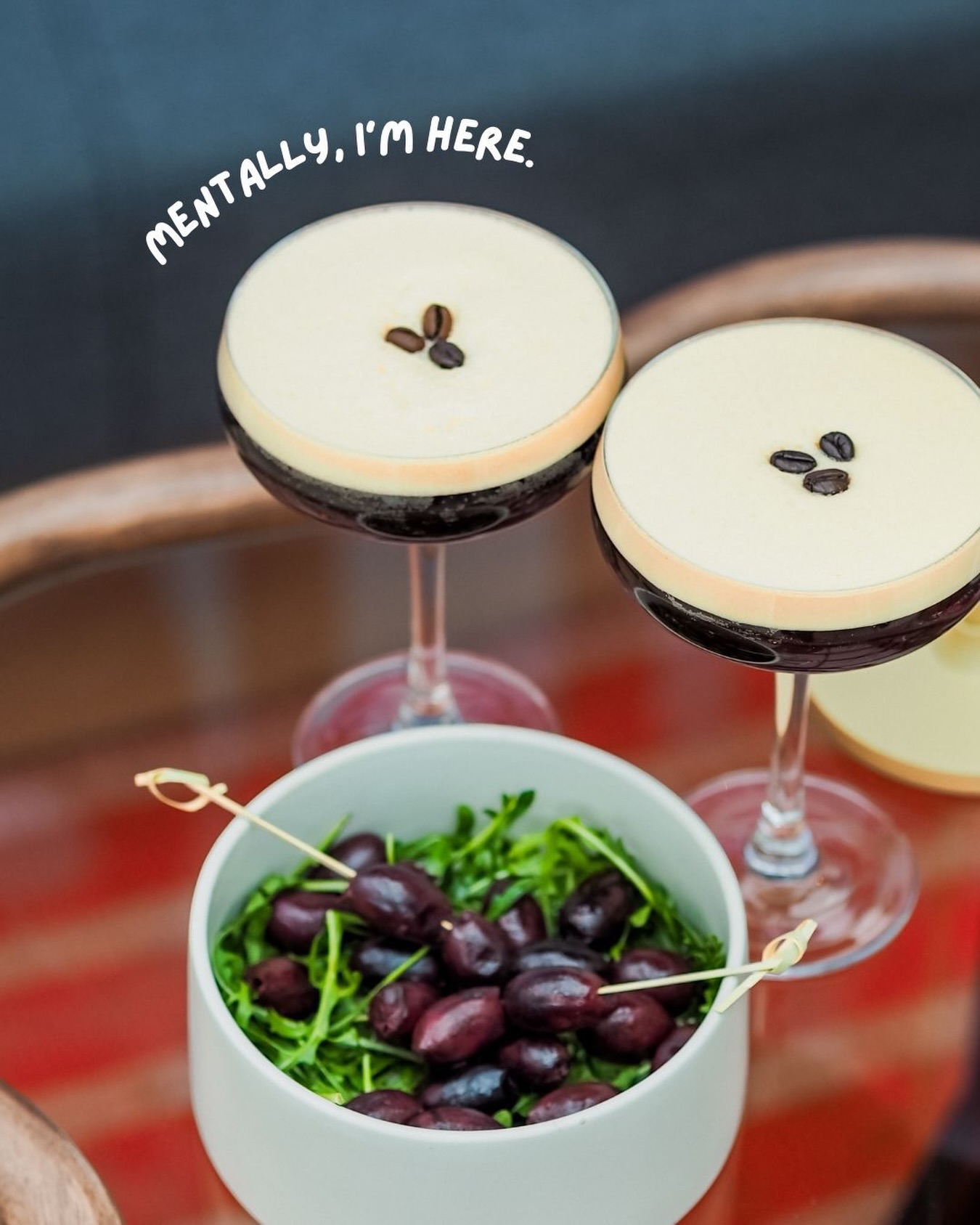 Mentally, it’s olives for dinner and espresso martinis for dessert! Happy Friday besties!✨🩷