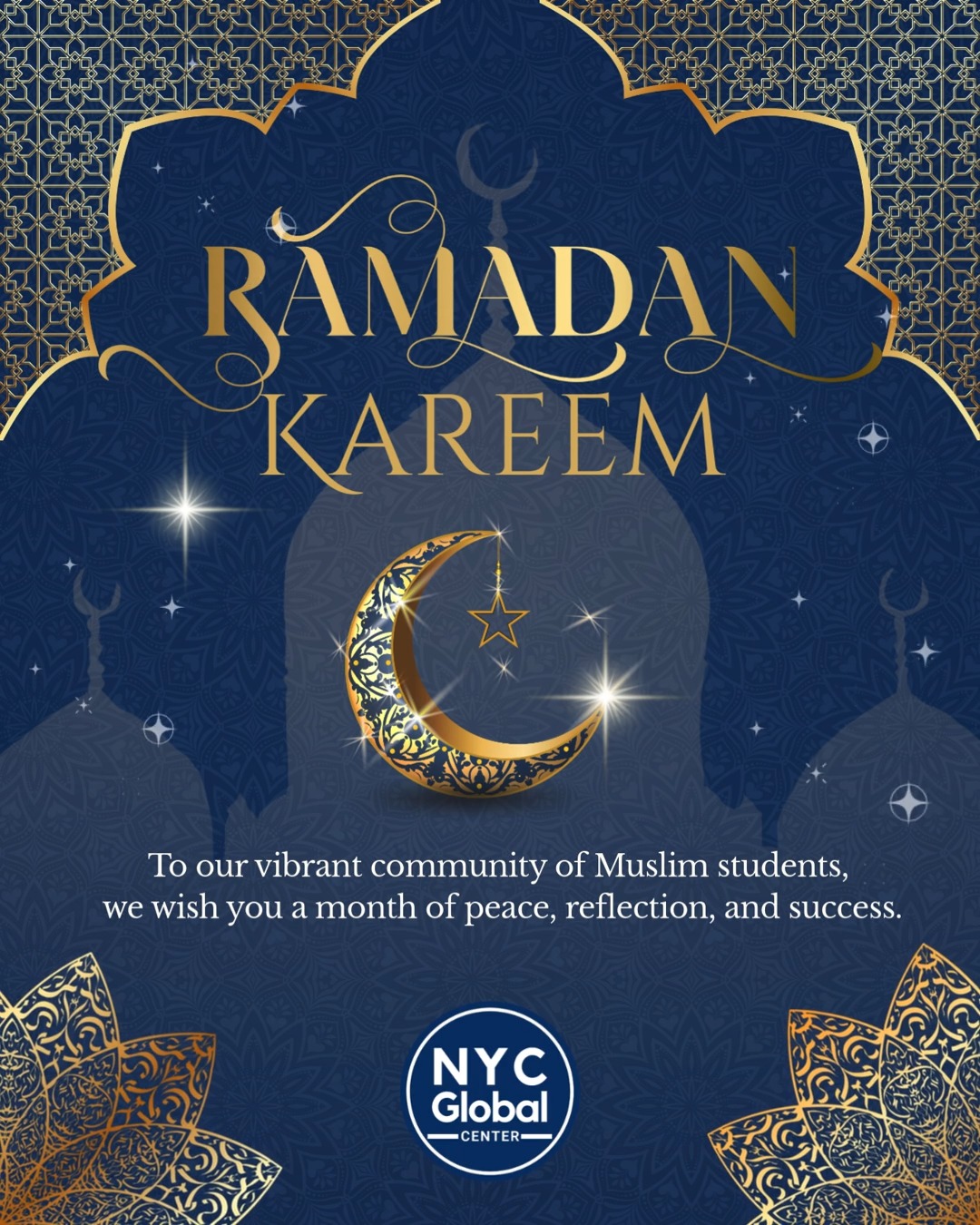 Ramadan Kareem! 🌙 To our vibrant community of Muslim students, we wish you a month of peace, reflection, and success.
#Ramadan2026 #NYCStudy #EnglishLanguageSchool #SpringEnrollment #RamadanKareem #StudyInNewYork #GlobalCommunity