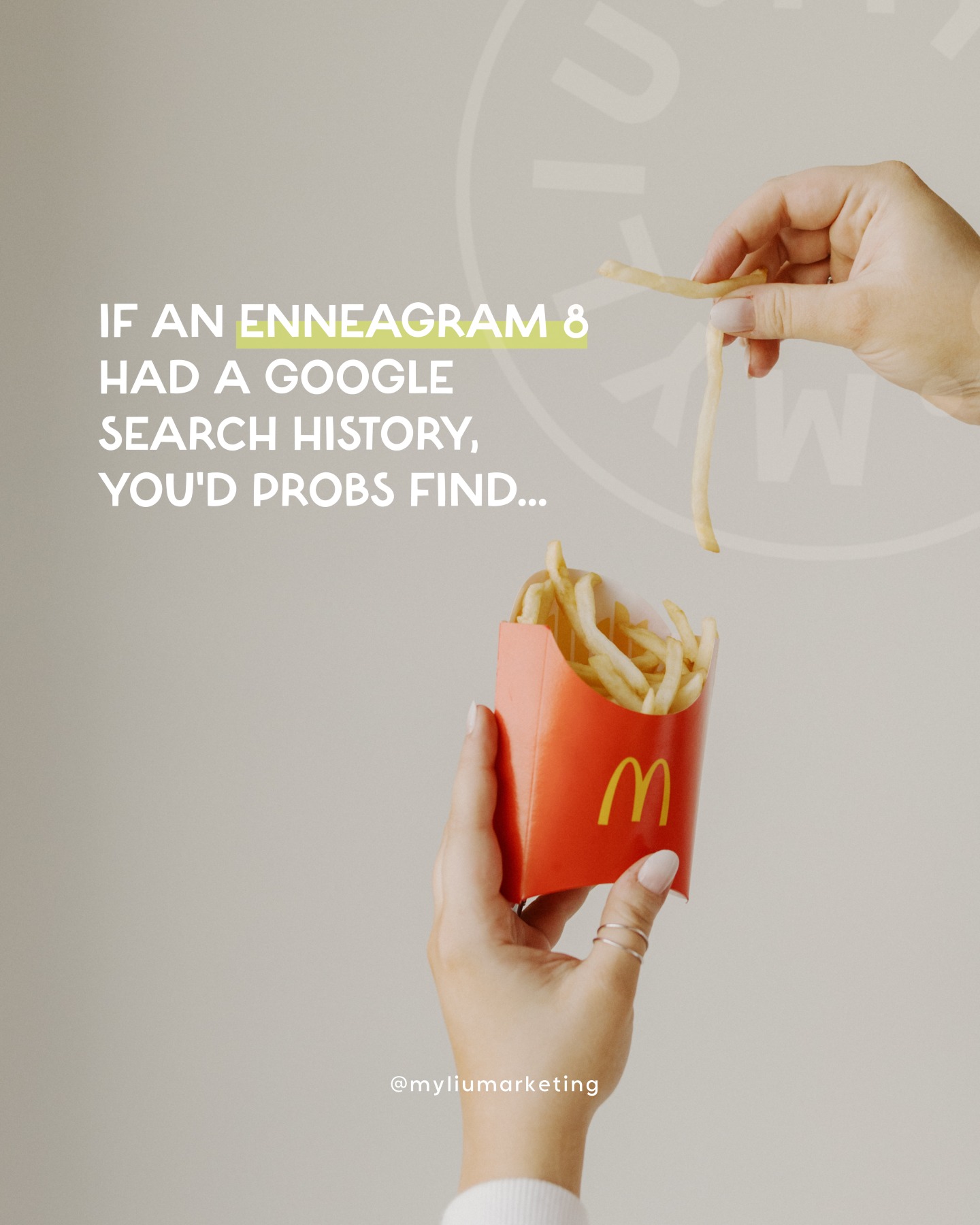 So apparently Enneagram 8s are called “The Challenger.” Which honestly sounds dramatic… but also feels correct 😂
Here’s what that looks like in real life as a business owner.
I don’t really do lukewarm. If I see potential in you, I’m all in. If I see a gap in your brand, I’m fixing it. If I believe in your business, I will protect that thing like it’s mine. I don’t build small, I don’t move timidly, and I definitely don’t wait around for someone to hand me permission.
Enneagram 8s tend to end up in leadership roles, entrepreneurship, strategy, anything where autonomy matters… because being controlled? Harddd pass. We like impact. We like movement. We like results. (And we like them now! ;))
The “shadow side” is obvious. Impatient. Intense. High standards. Zero tolerance for wasted time. But the upside? You get someone who will tell you the whole truth, push you when you’re playing safe, and refuse to let your brand sit in “fine.” Fine is not the goal. Aligned and confident is.
And if I’m being honest… this is why Myliu works. You don’t hire me to softly suggest small tweaks. You hire me because you’re ready to grow, and I’m ready to bring that full Enneagram 8 energy into your strategy and make your brand unforgettable 😎
The Myliu cheerleaders are here and ready for your biz to be our next glow-up project. Inquire at the link in our bio!