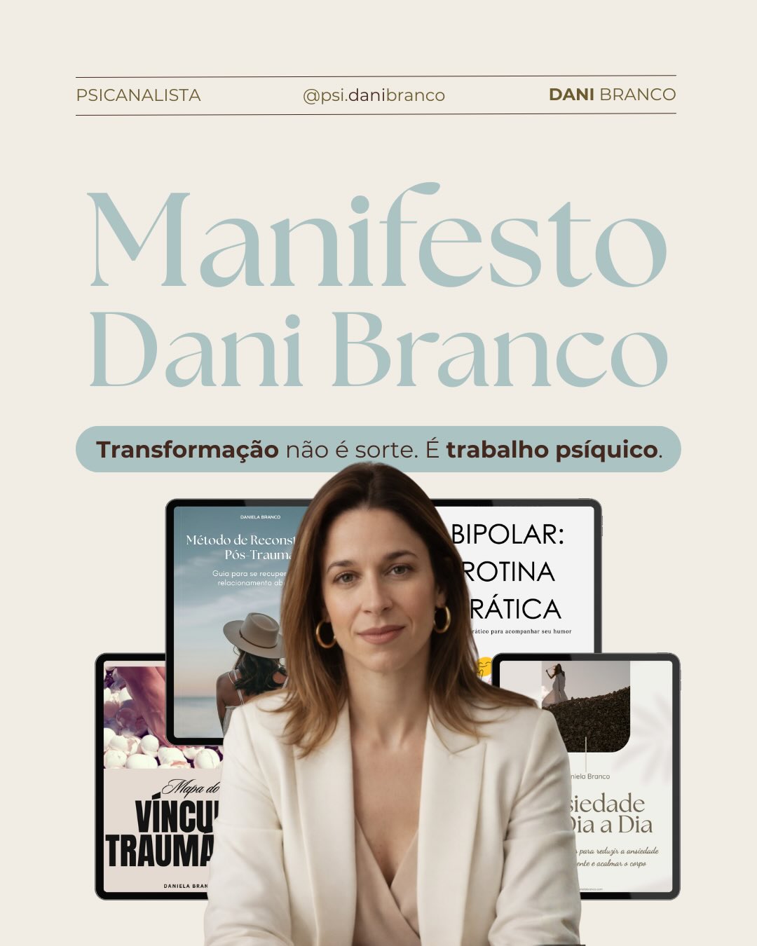 Eu trabalho com psicanálise pq acredito que crescer emocionalmente não é um evento e nem um insight isolado, é um processo sustentado no tempo, com presença, escuta e responsabilidade sobre o que se repete na própria história.
Meus ebooks foram pensados para quem quer começar esse movimento com direção, organizar o que sente, entender padrões de vínculo e ampliar consciência antes mesmo de entrar em análise ou enquanto já está em processo
O link está na bio.
#psicanalise #psicoterapia #autoconhecimento #saudemental #ansiedade relacionamentos bipolaridade